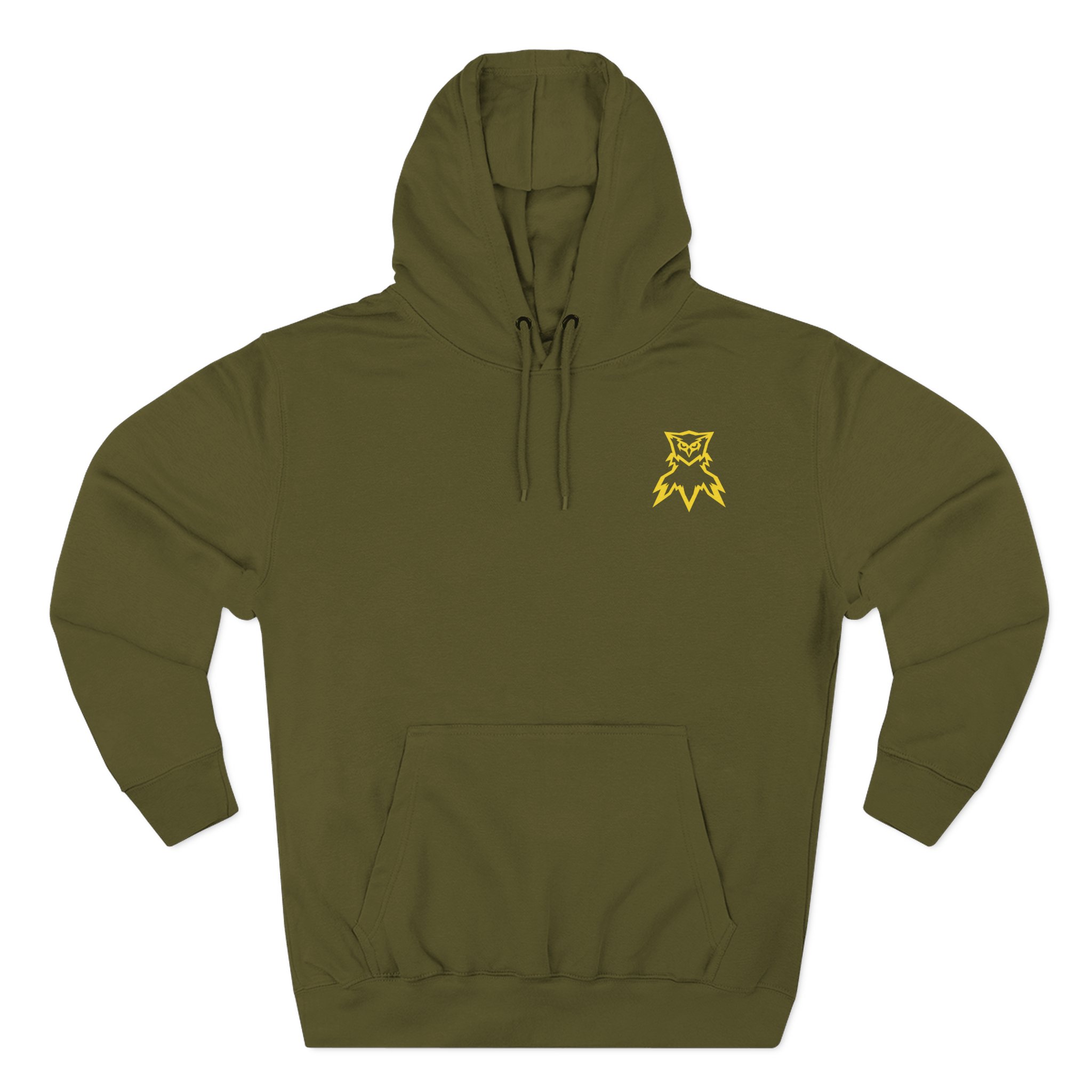 Heelmike Three-Panel Fleece Hoodie