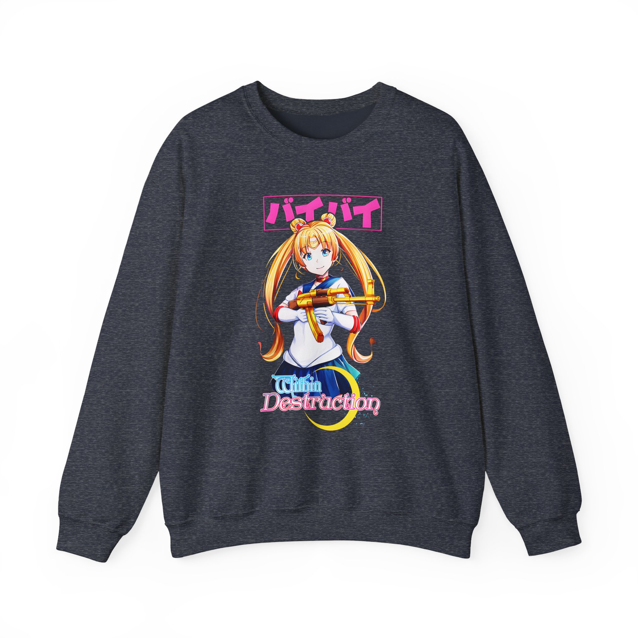 Within Destruction Sailor Moon Unisex Heavy Blend Crewneck Sweatshirt