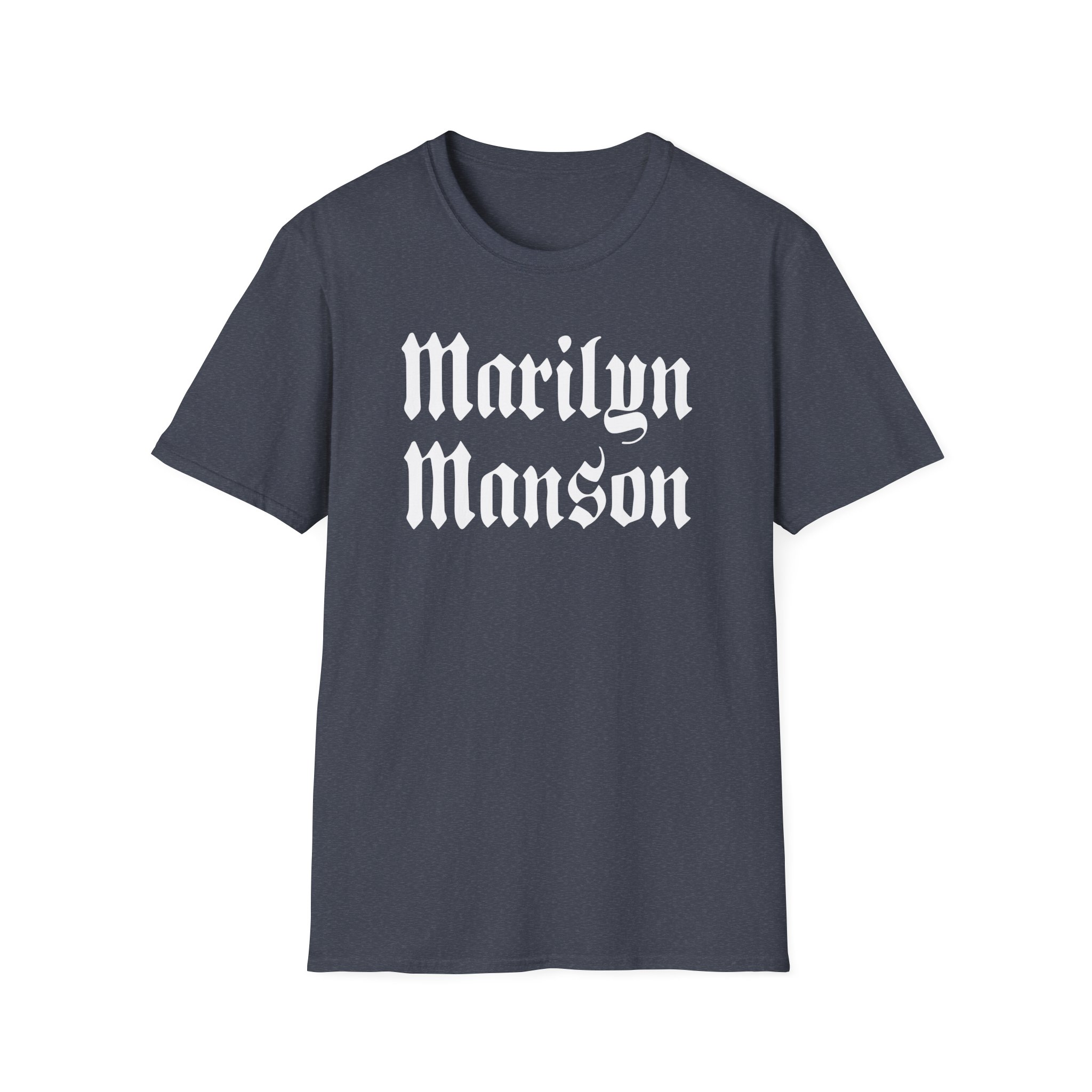 Marilyn Manson Goth Logo Unisex Softstyle T-Shirt