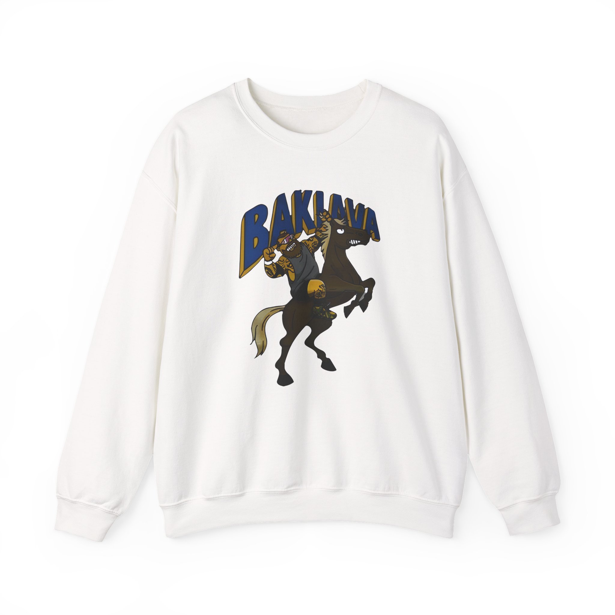 Action Bronson Baklava Horse Unisex Heavy Blendâ„¢ Crewneck Sweatshirt