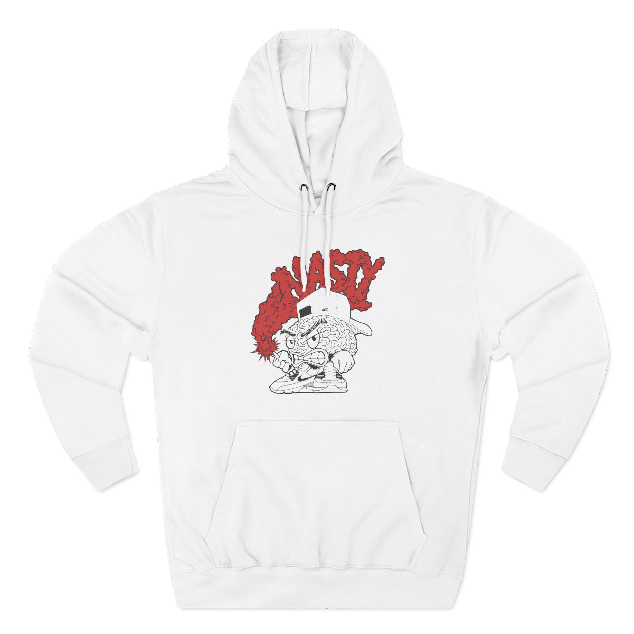 Nasty mbwtw Three-Panel Fleece Hoodie