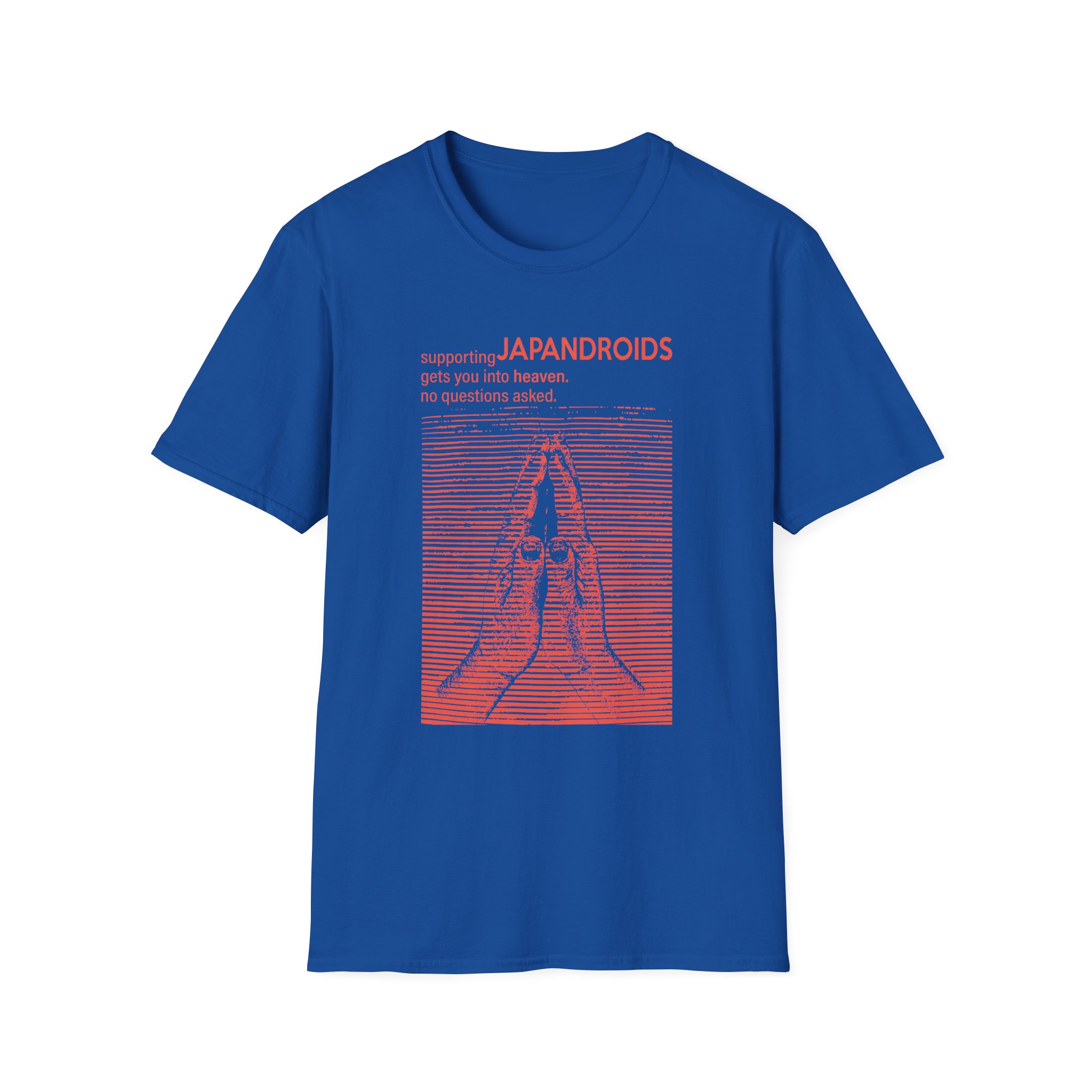 Supporting Japandroids Gets You Into Heaven No Questions Asked Unisex Softstyle T-Shirt