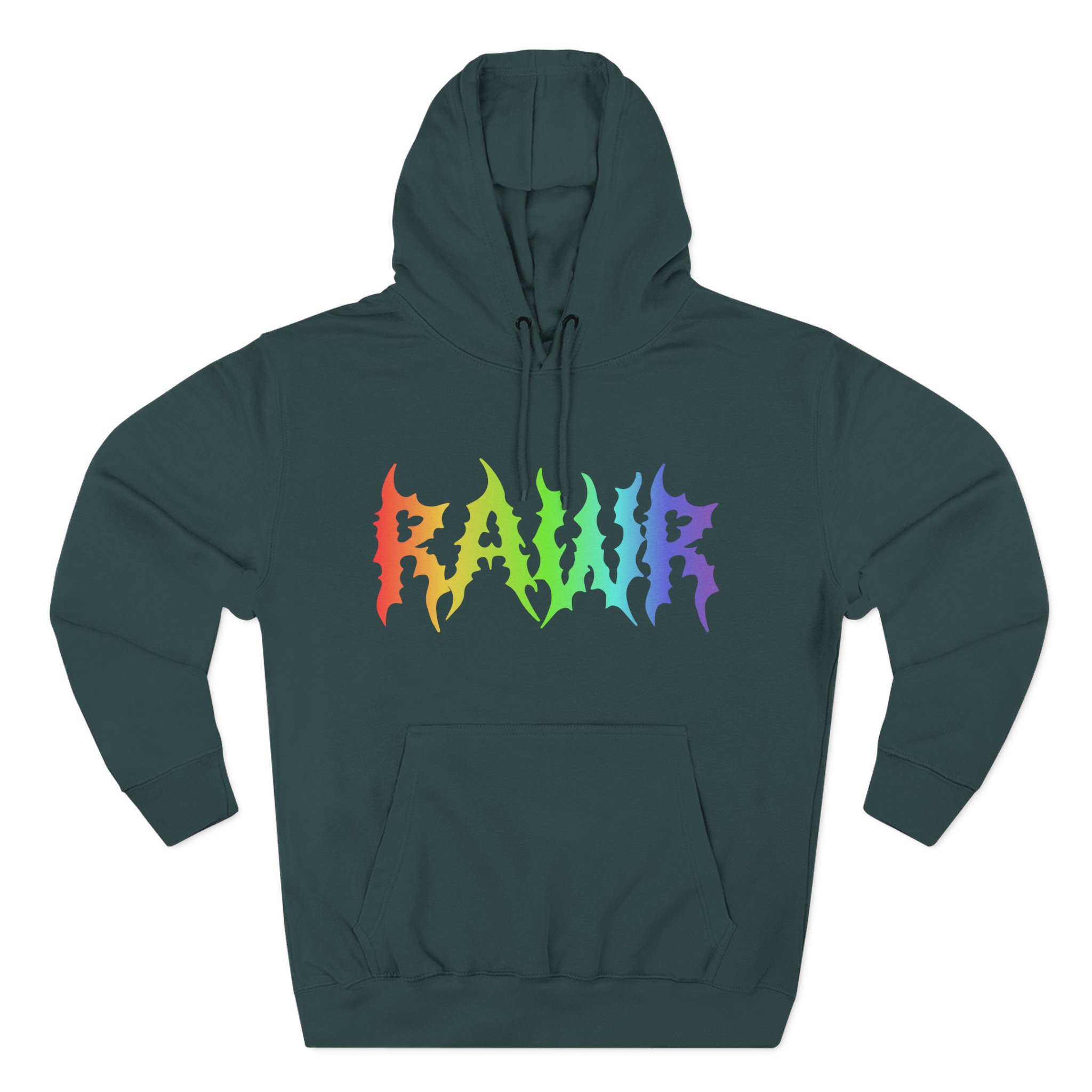 Izzzyzzz Rawr Three-Panel Fleece Hoodie