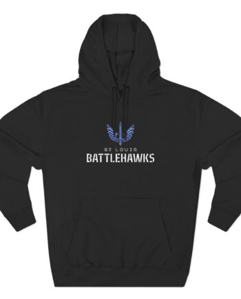 St. Louis Battlehawks 108 Stitches Three-Panel Fleece Hoodie