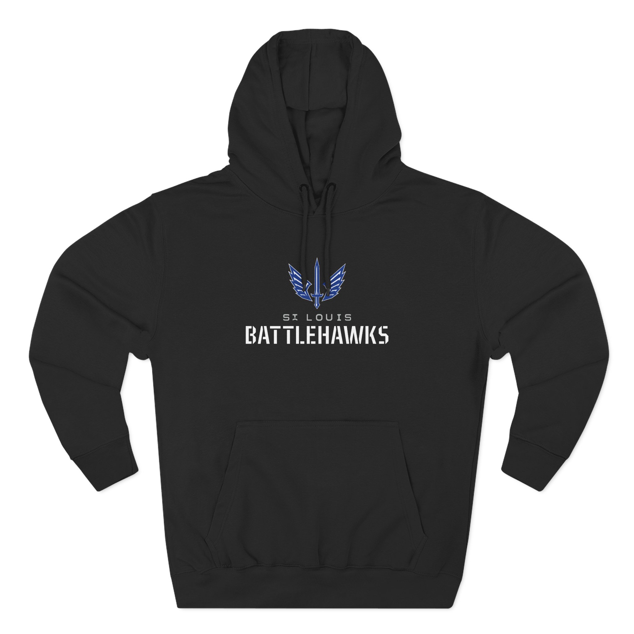 St. Louis Battlehawks 108 Stitches Three-Panel Fleece Hoodie