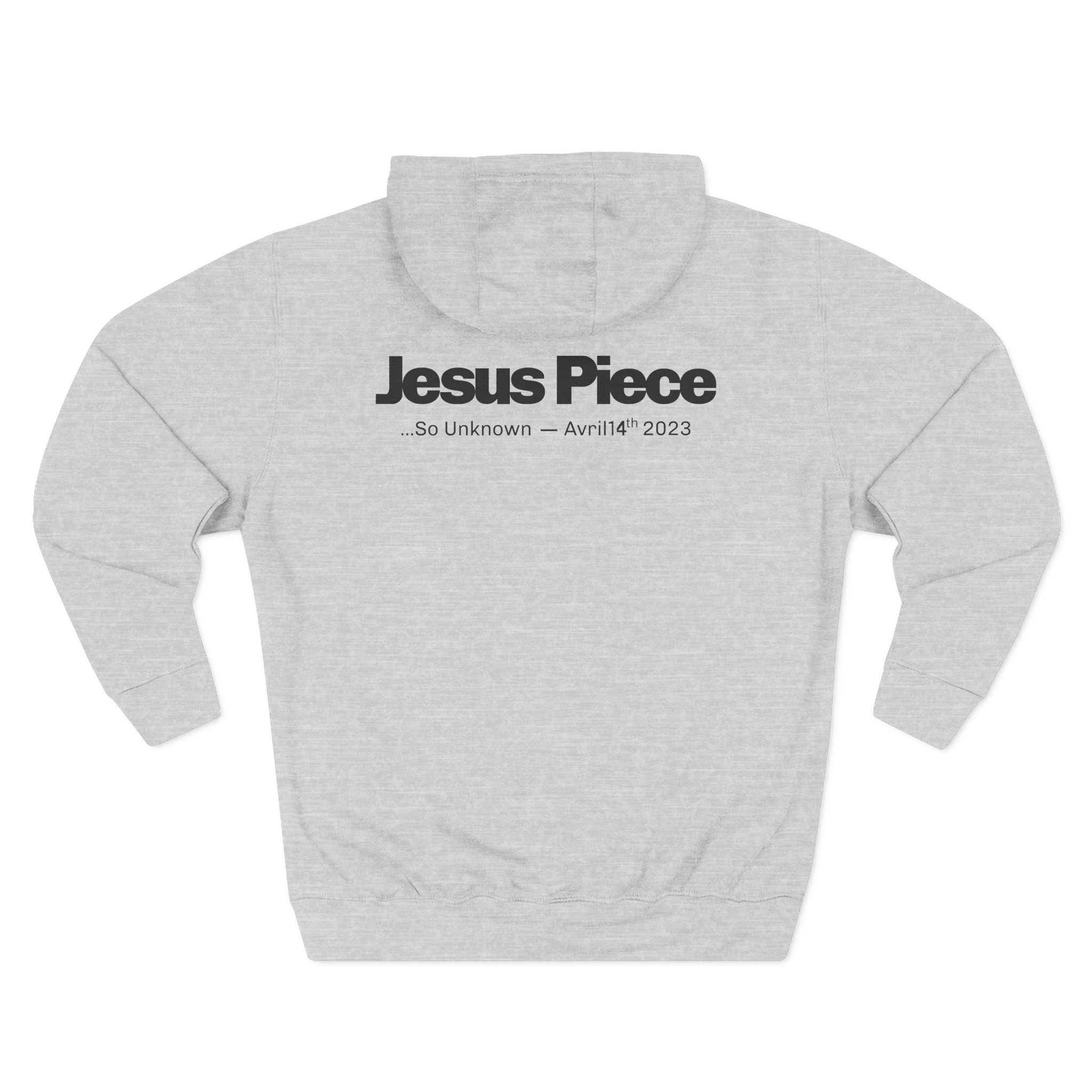 Jesus Piece Symbols Three-Panel Fleece Hoodie