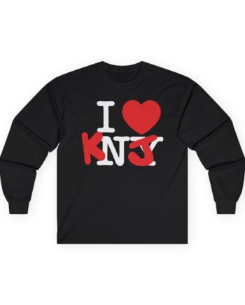 KNJ I Love Unisex Ultra Cotton Long Sleeve Tee