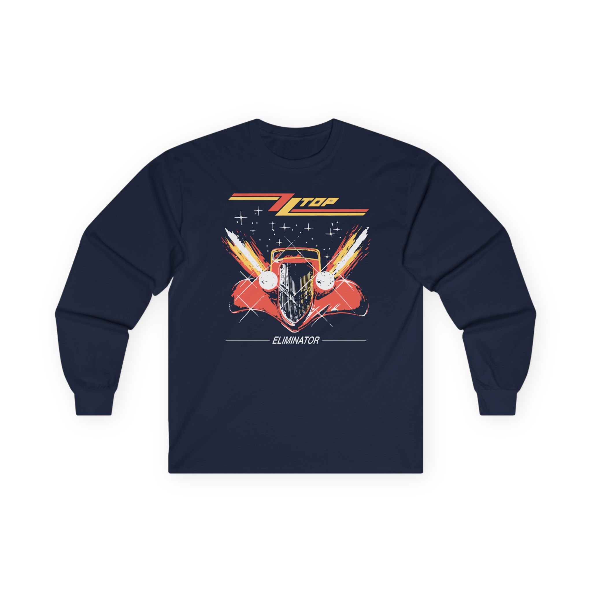 ZZ Top Eliminator Illustrated Unisex Ultra Cotton Long Sleeve Tee