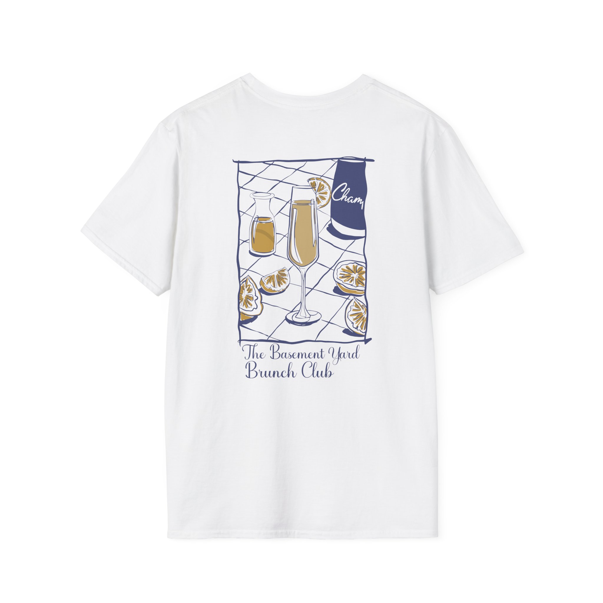 Basement Yard Mimosa Brunch Club Unisex Softstyle T-Shirt
