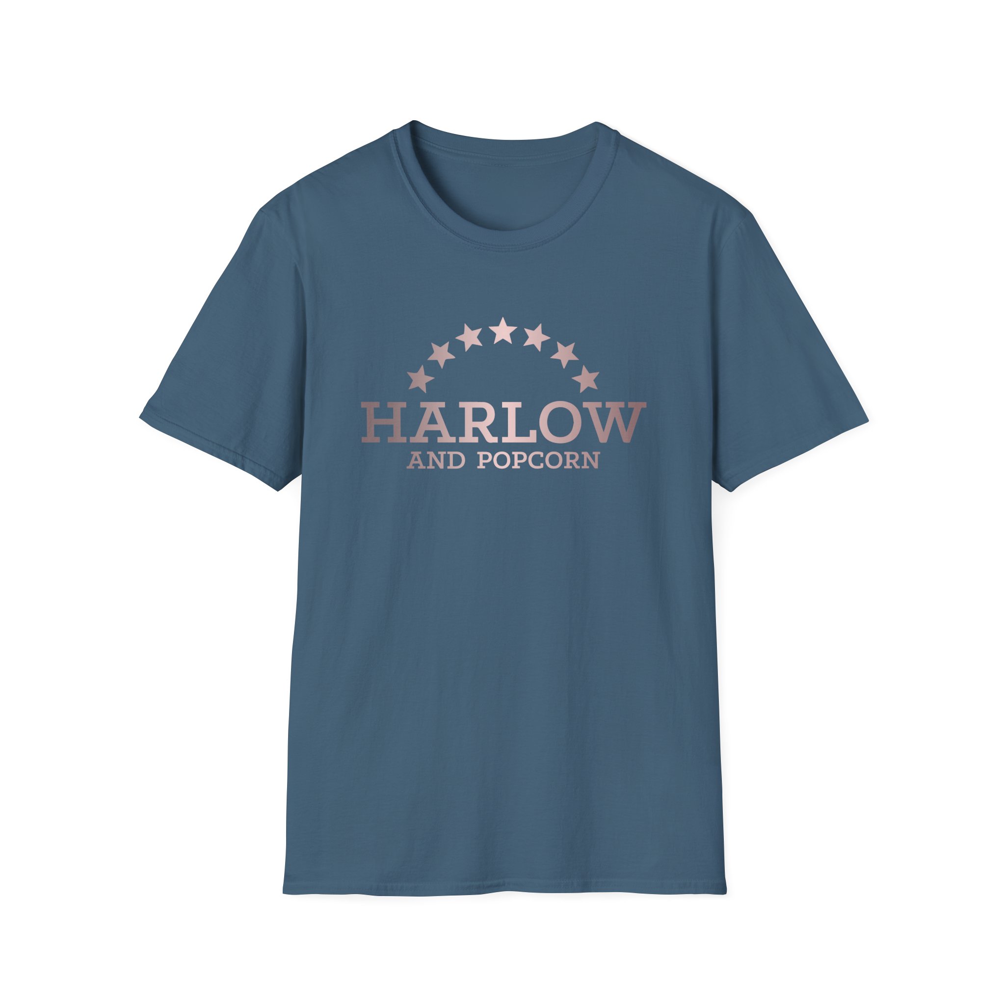 Harlow and Popcorn Unisex Softstyle T-Shirt
