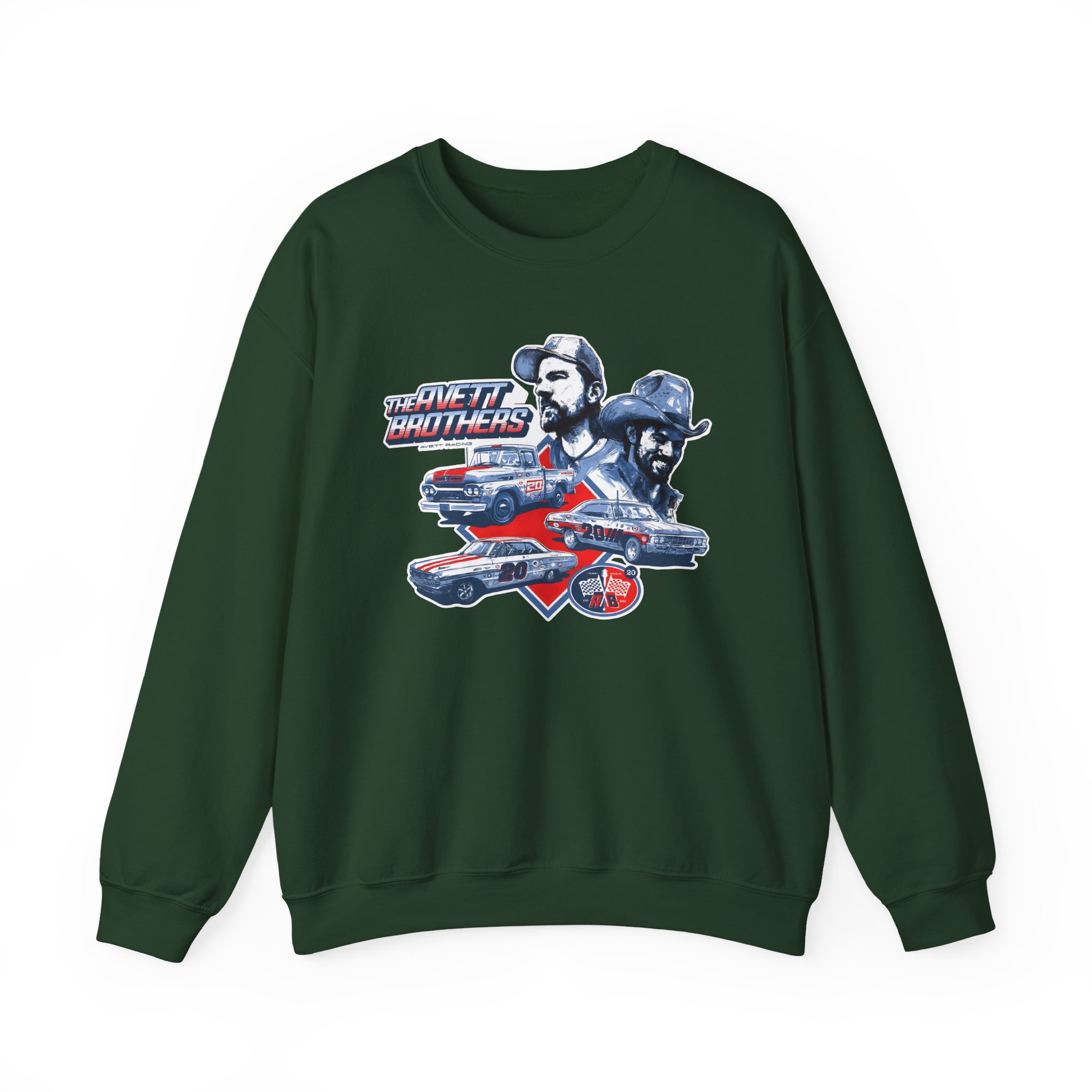 Avett Brothers Vintage Car Unisex Heavy Blendâ„¢ Crewneck Sweatshirt