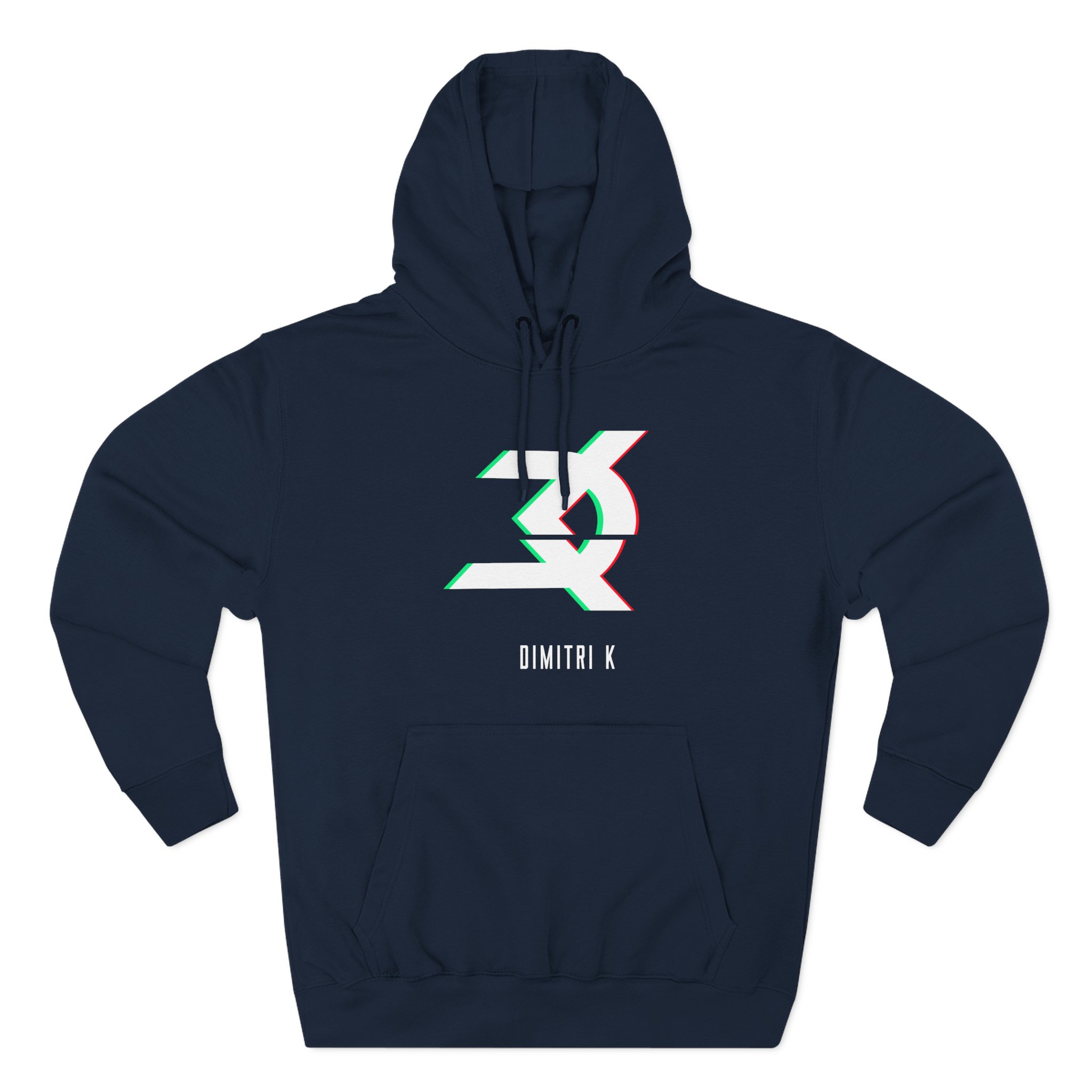 Dimitri K Three-Panel Fleece Hoodie
