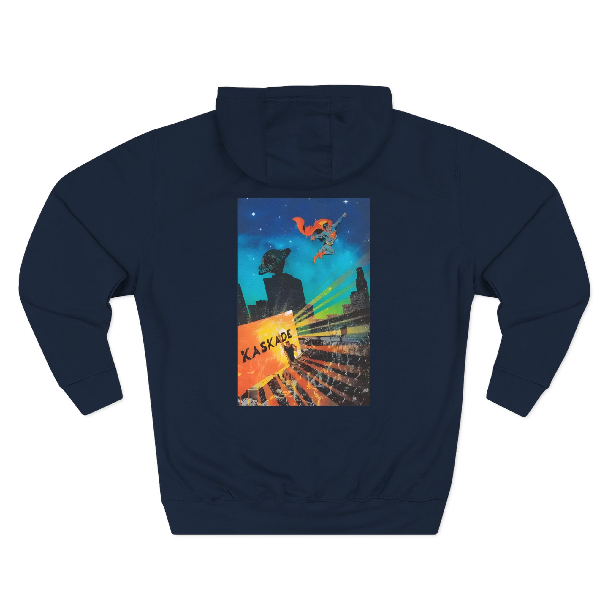 Kaskade X Superman Comic Three-Panel Fleece Hoodie
