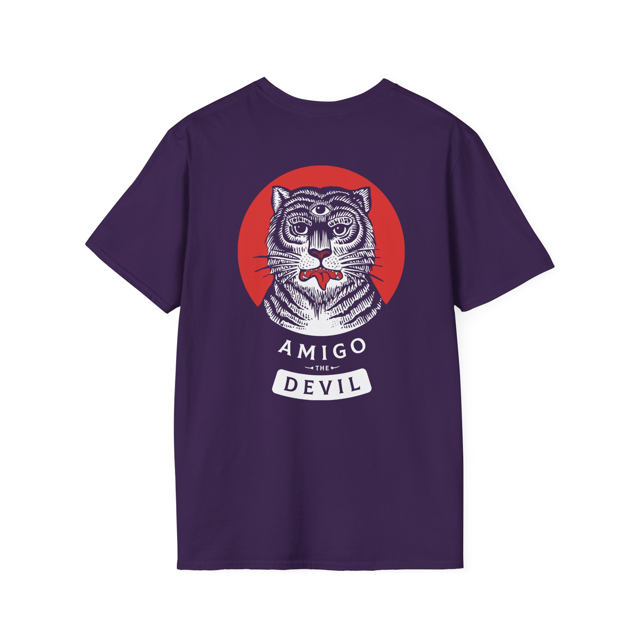 Amigo the Devil Tiger Unisex Softstyle T-Shirt
