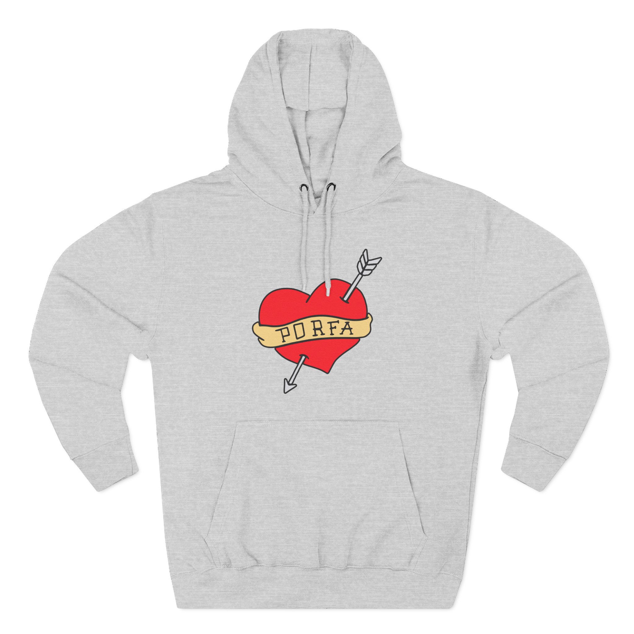 Porfa Lovestruck Three-Panel Fleece Hoodie