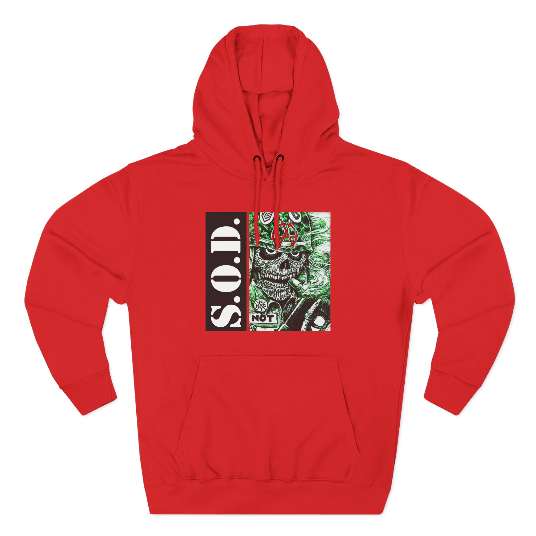 Stormtroopers of Death, Sod, Metal Band Three-Panel Fleece Hoodie