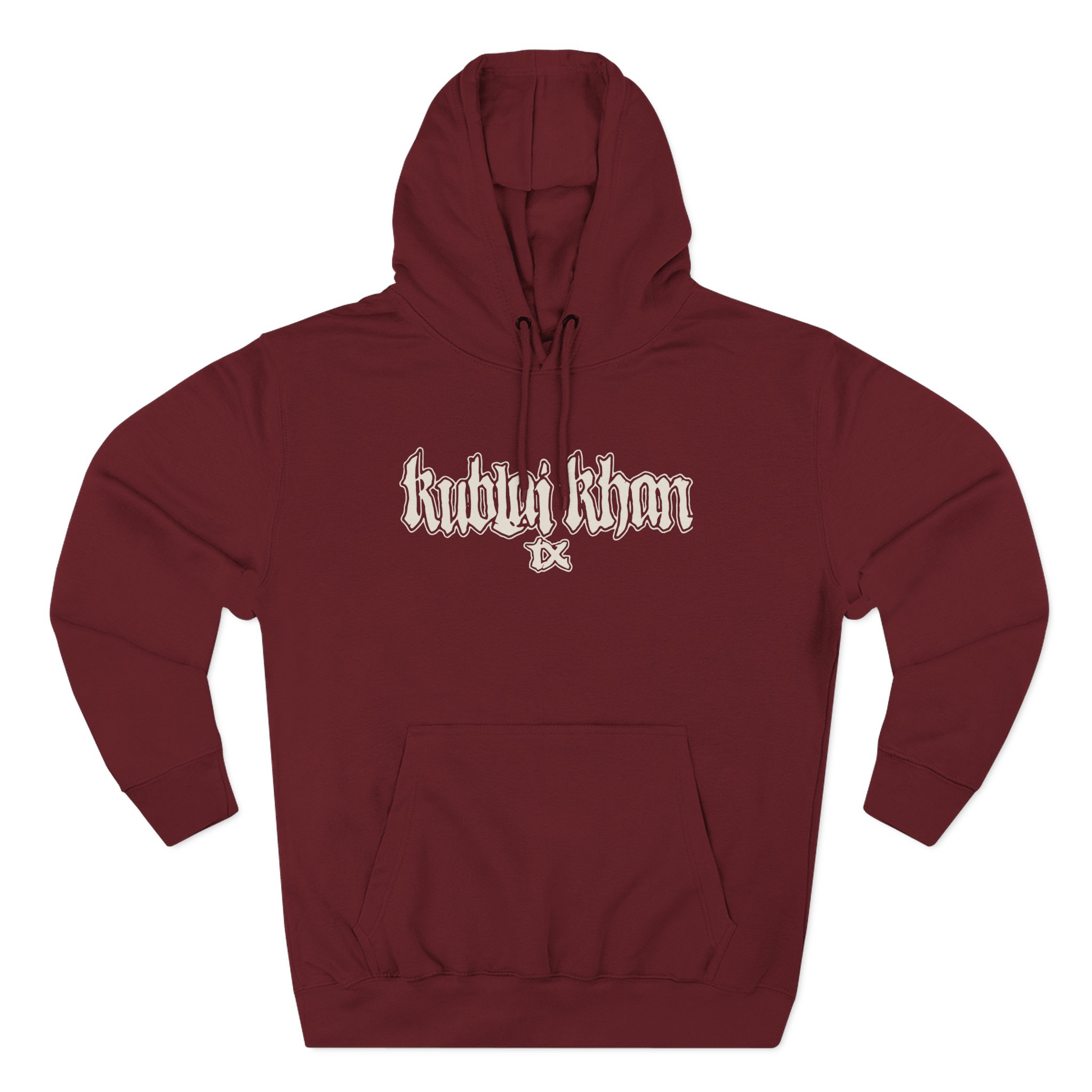 Kublai Khan - Less is More Three-Panel Fleece Hoodie