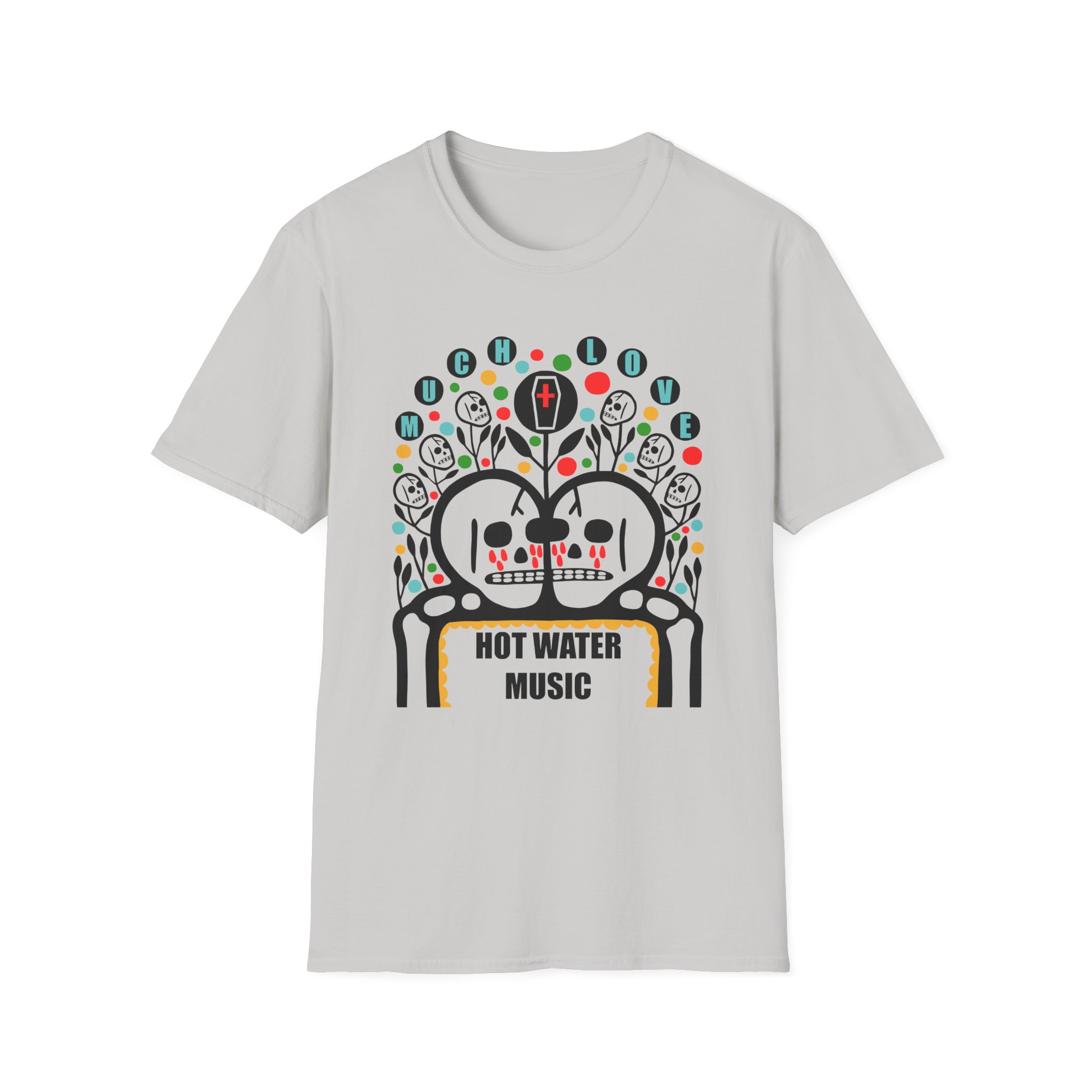 Hot Water Music Much Love Unisex Softstyle T-Shirt