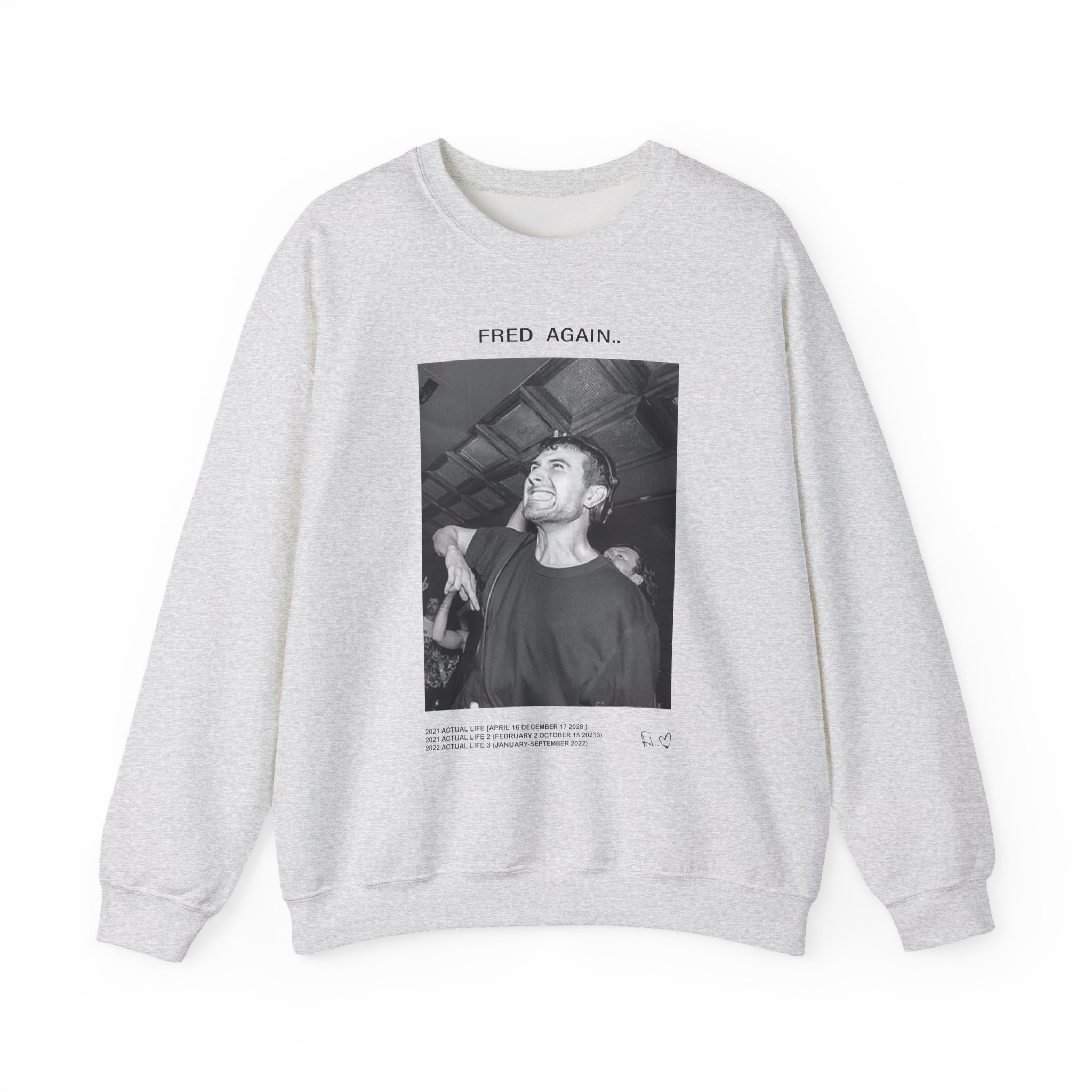 Fred Again Album Unisex Heavy Blendâ„¢ Crewneck Sweatshirt