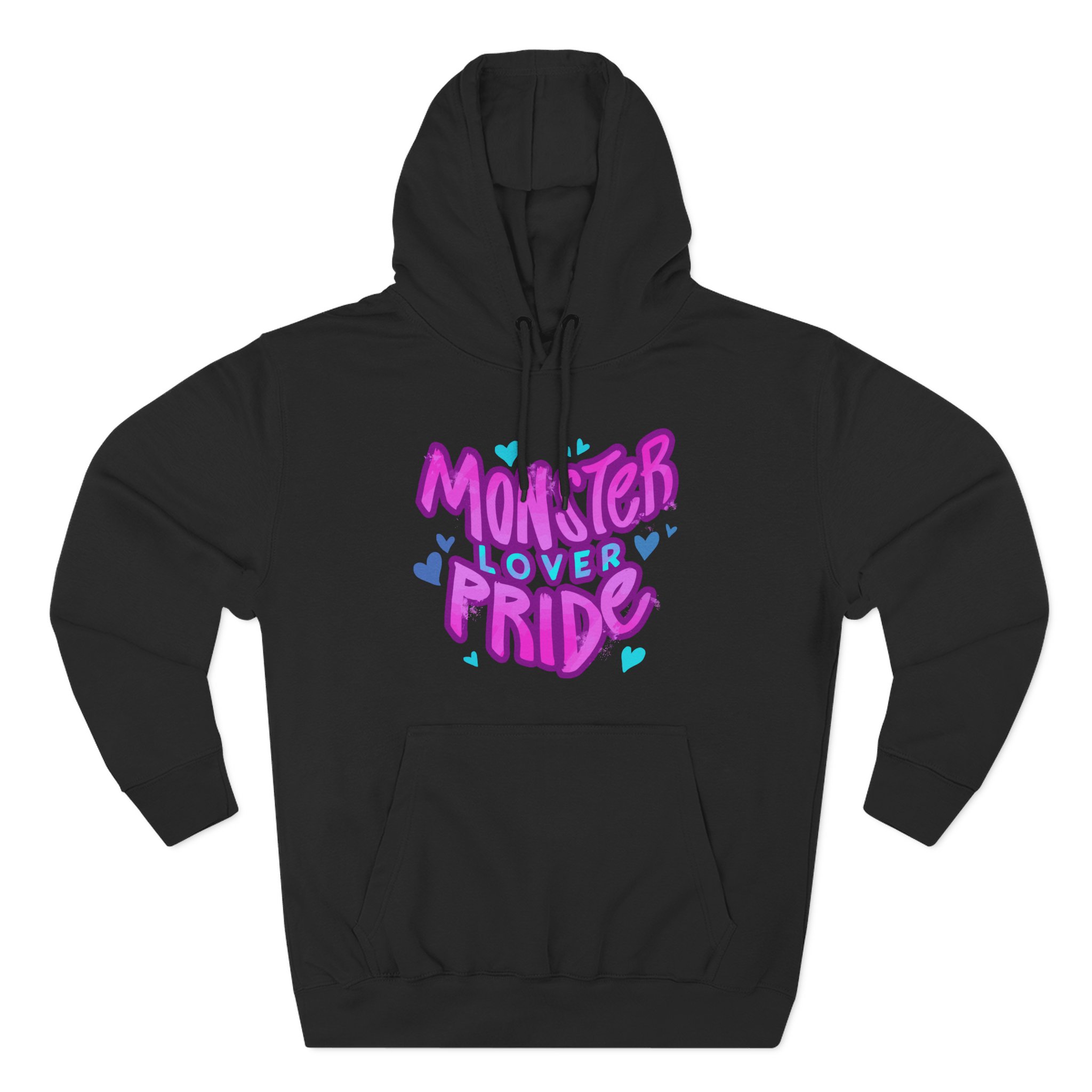 Vivziepop Monster Lover Pride Three-Panel Fleece Hoodie