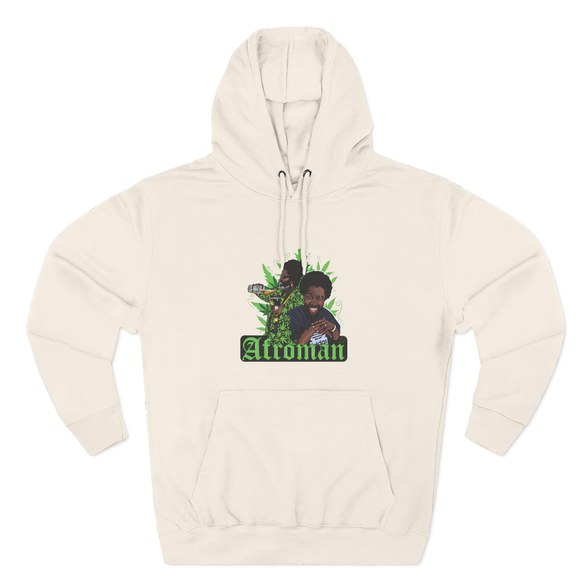 Afroman version 3 Three-Panel Fleece Hoodie