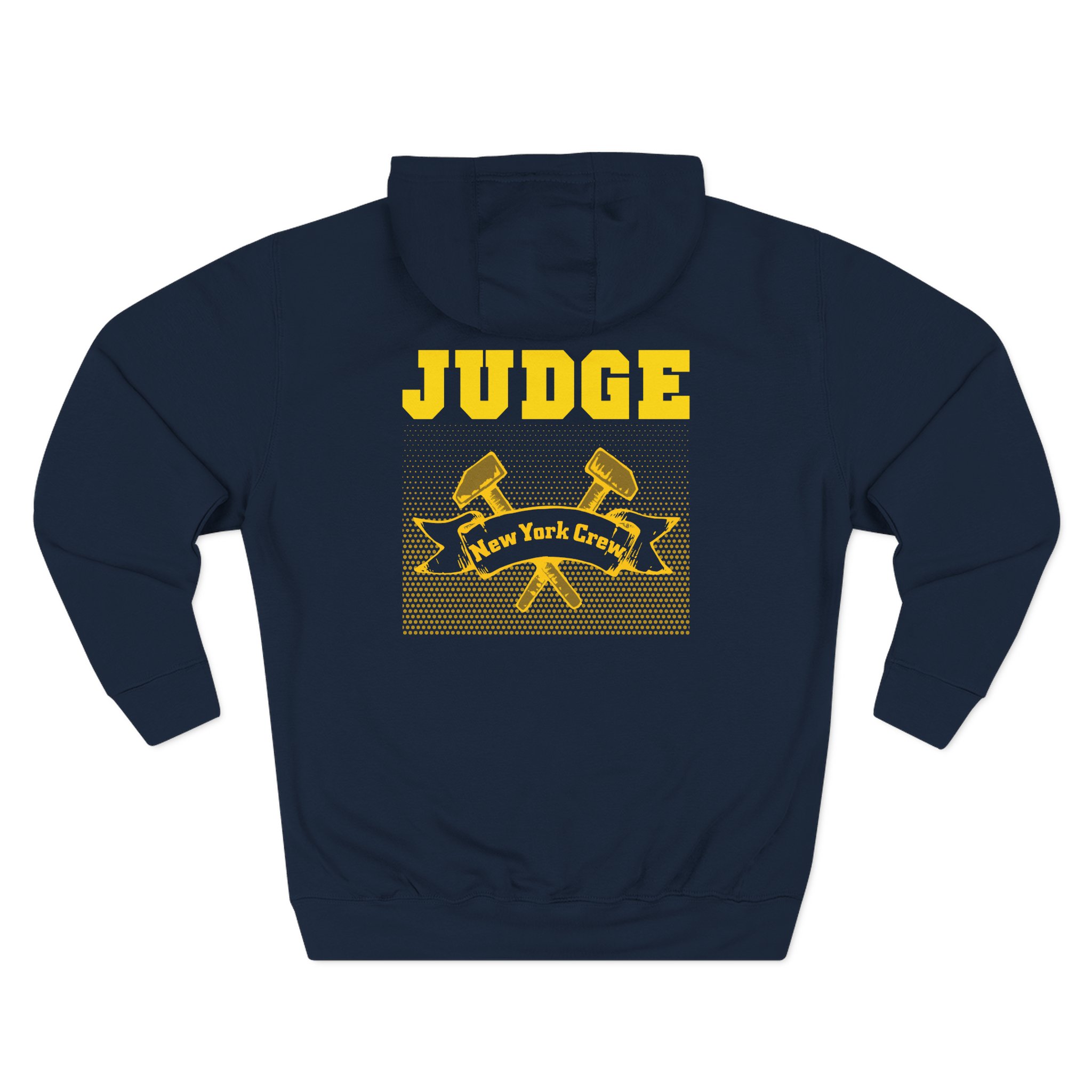 Judge NY Hammers Three-Panel Fleece Hoodie