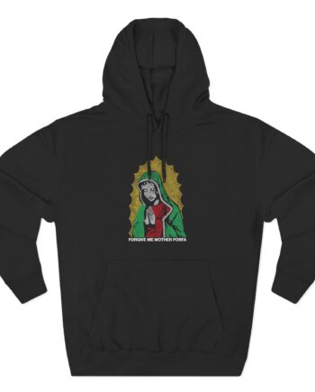 Porfa Forgive Me Mother Three-Panel Fleece Hoodie