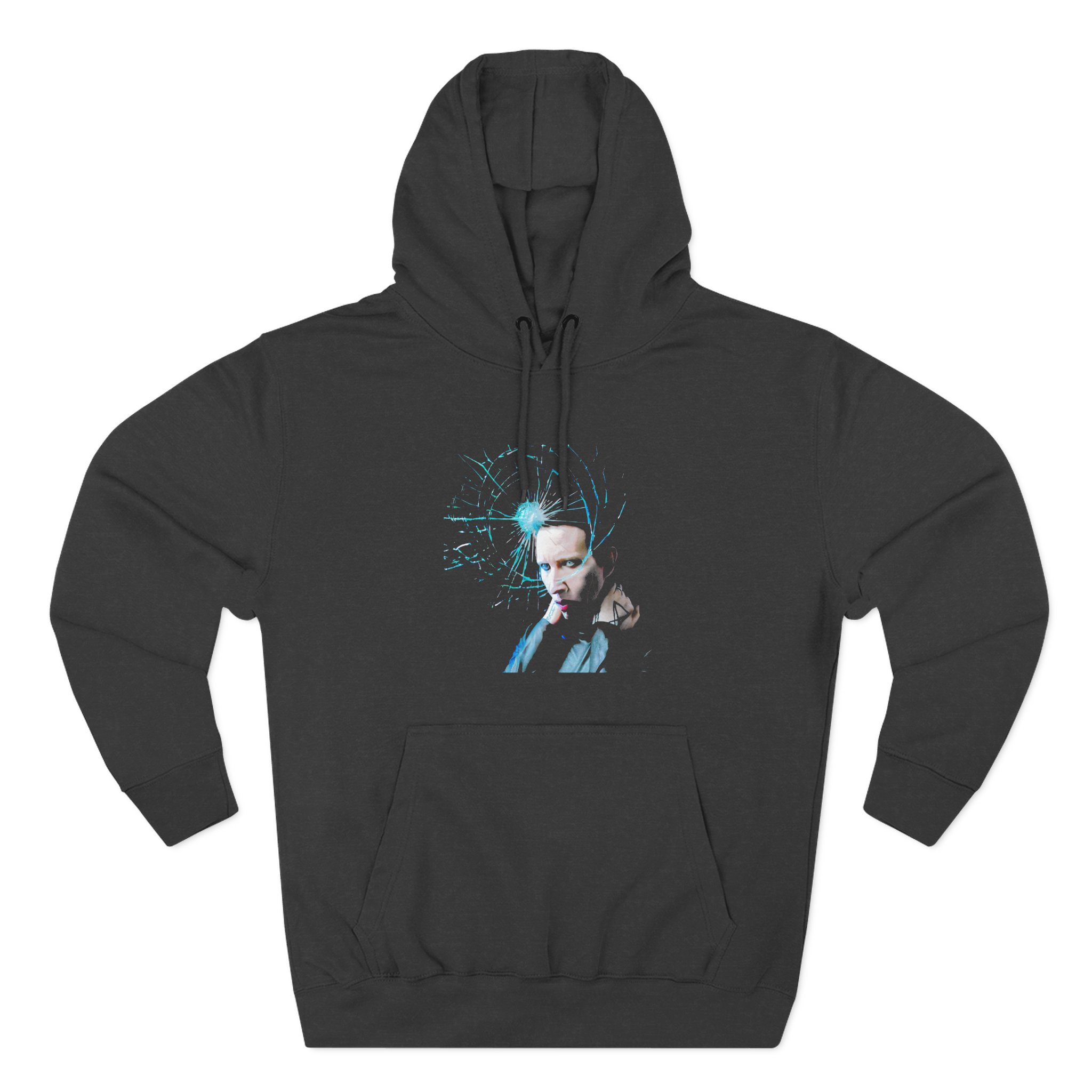Marilyn Manson Shattered Three-Panel Fleece Hoodie