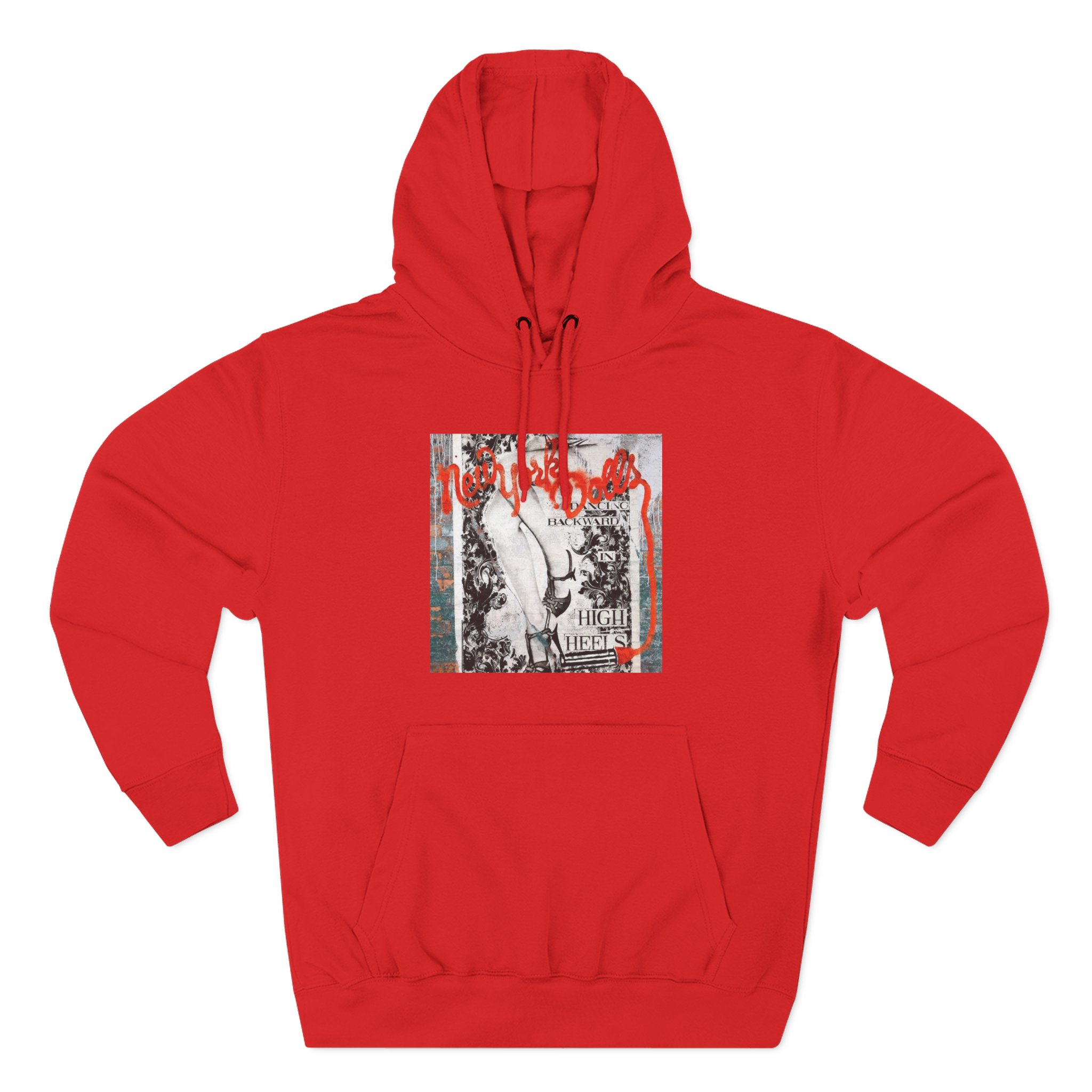 New York Dolls Dancing Backward Album Three-Panel Fleece Hoodie