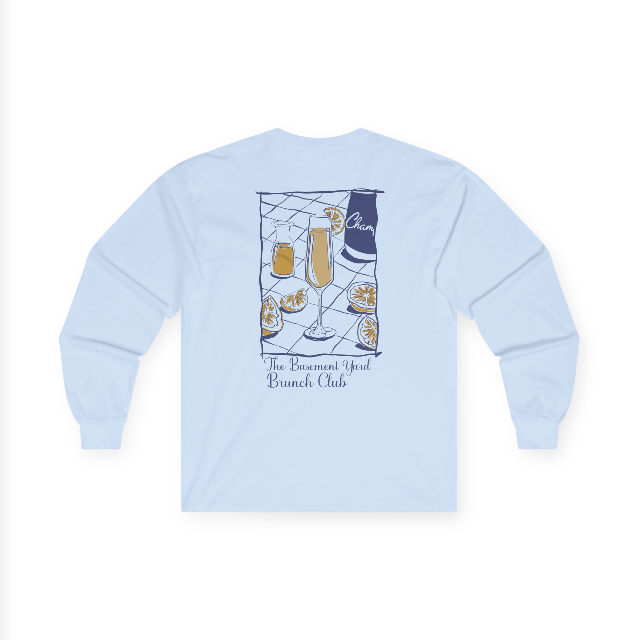 Basement Yard Mimosa Brunch Club Unisex Ultra Cotton Long Sleeve Tee