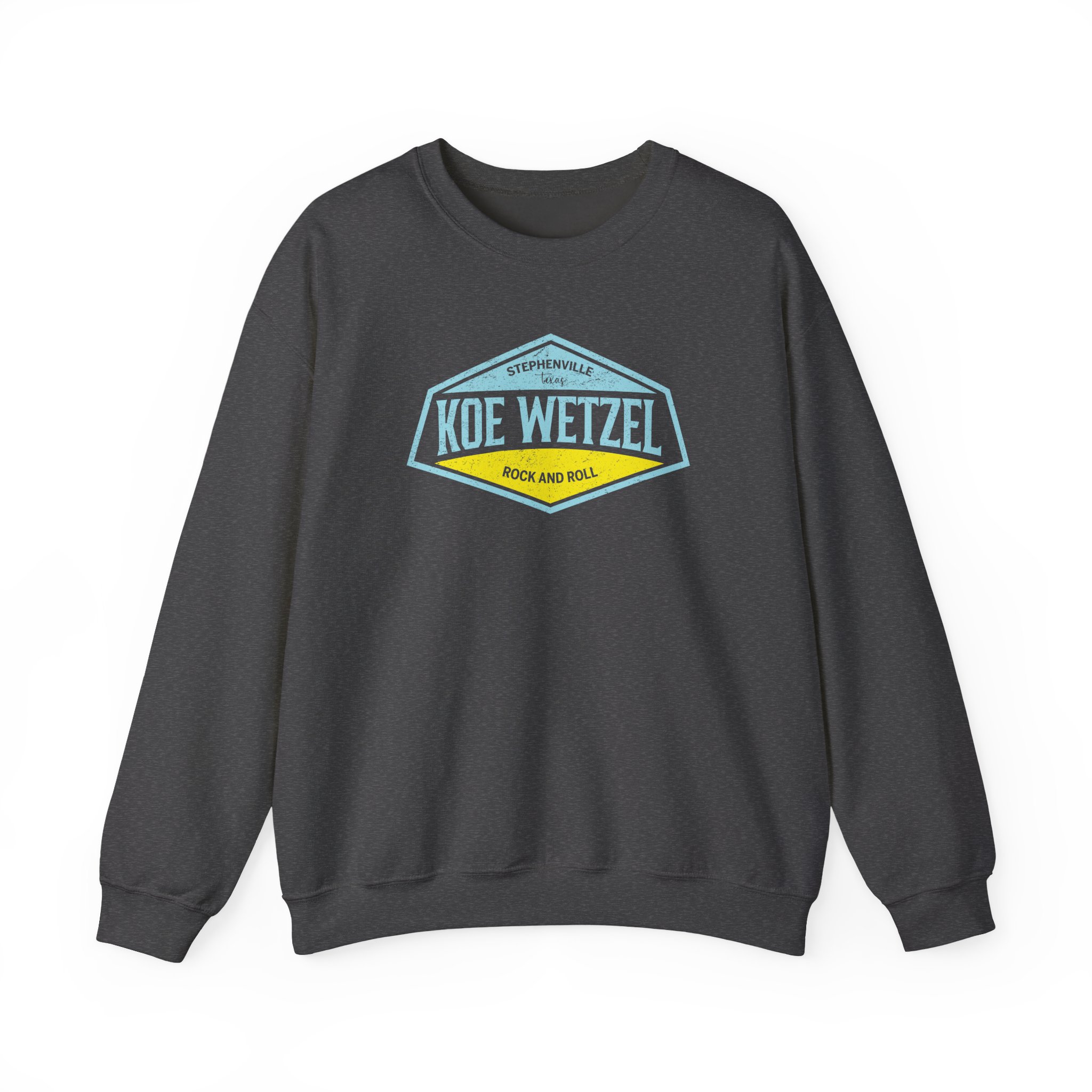 Koe Wetzel Stephenville Rock & Roll Unisex Heavy Blendâ„¢ Crewneck Sweatshirt