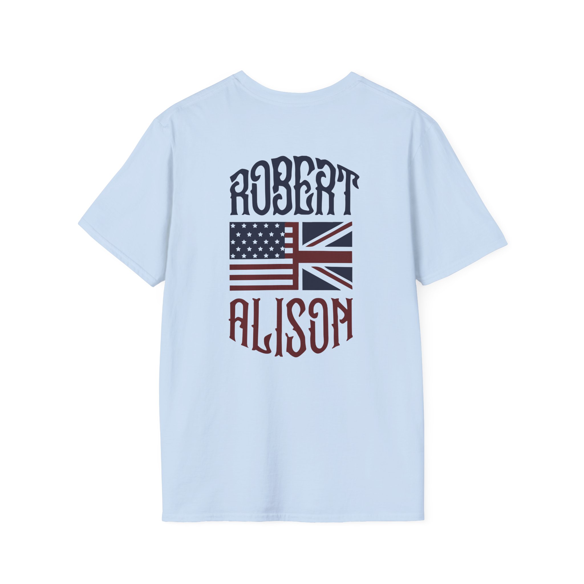 Robert Plant Inflated Type Unisex Softstyle T-Shirt