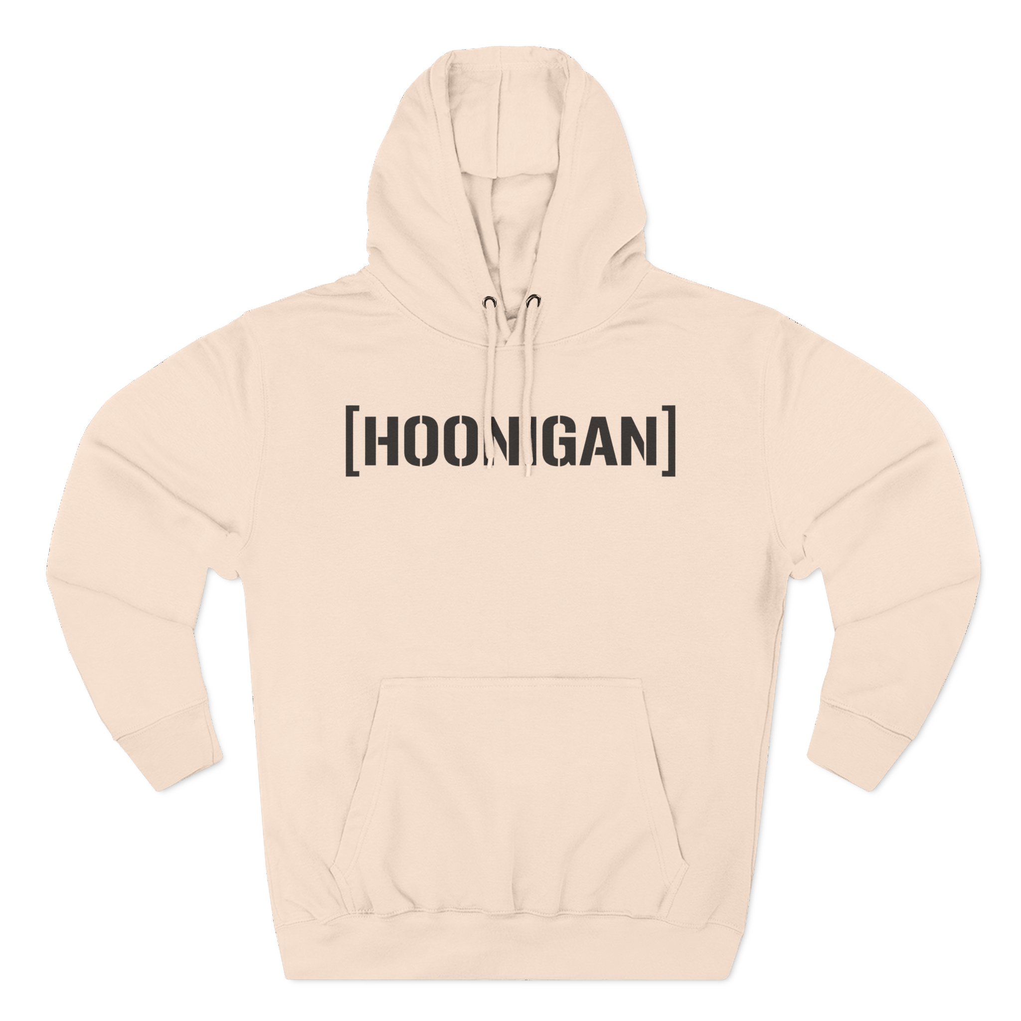 Ken Block Hoonigan Bracket Censor Bar Logo Three-Panel Fleece Hoodie