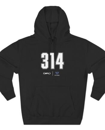 St. Louis Battlehawks Area Code Three-Panel Fleece Hoodie