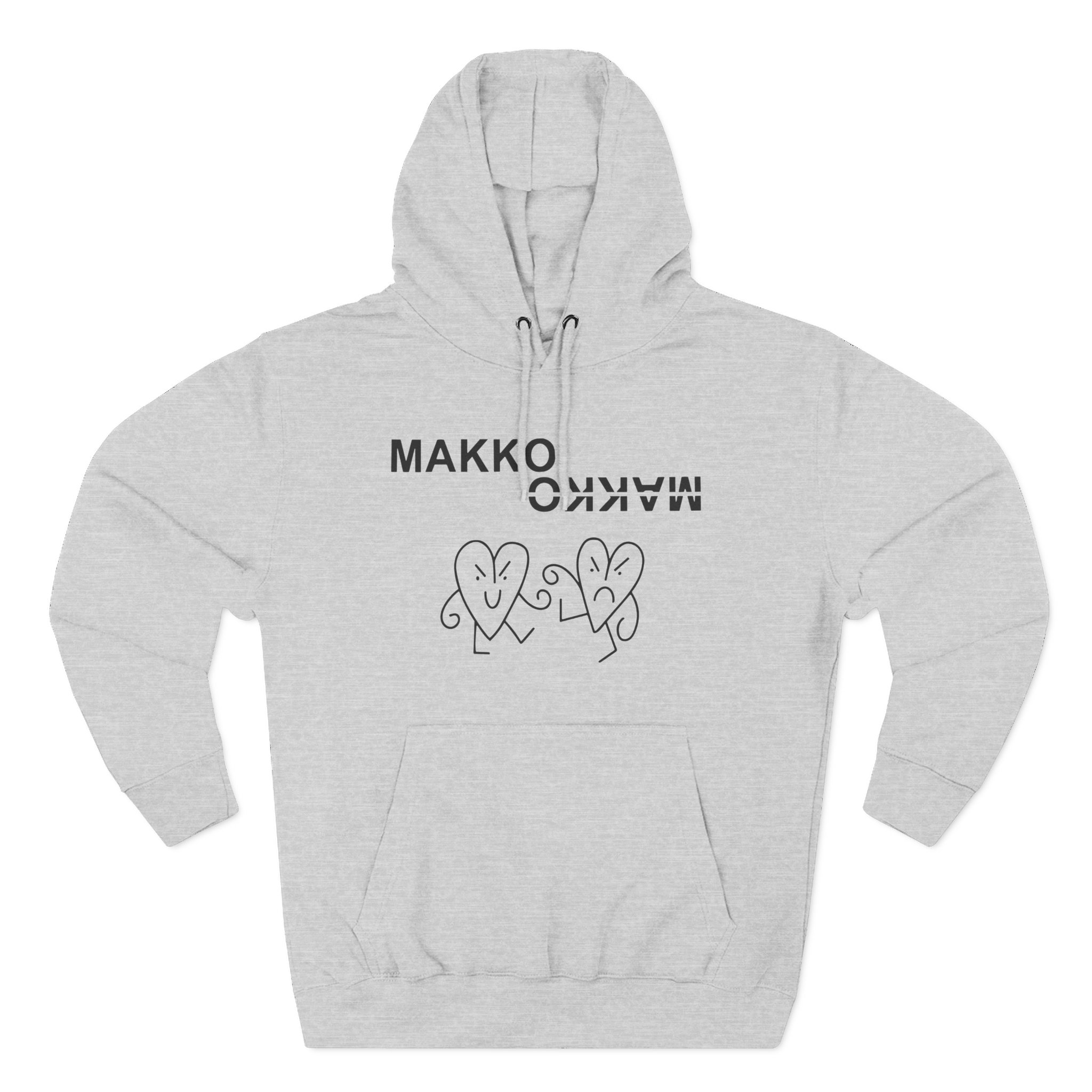 Makko Three-Panel Fleece Hoodie