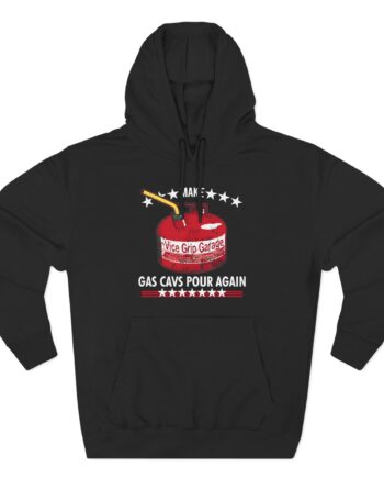 Vicegripgarage Gas Can Three-Panel Fleece Hoodie