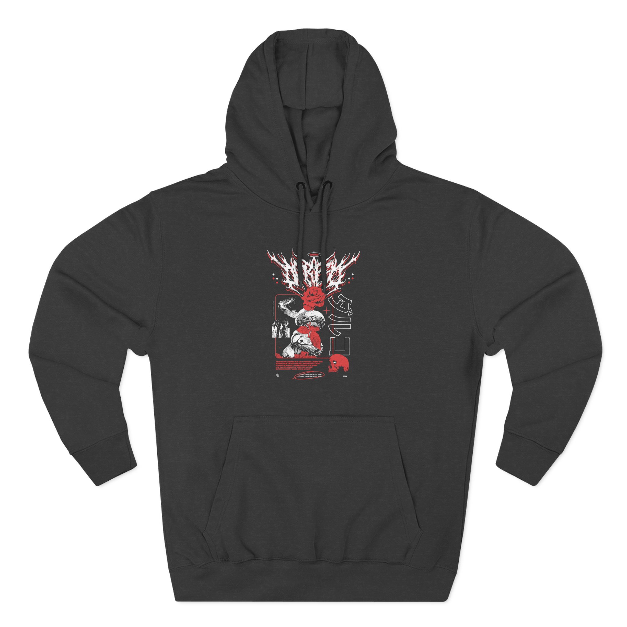 Darko Raffle Three-Panel Fleece Hoodie