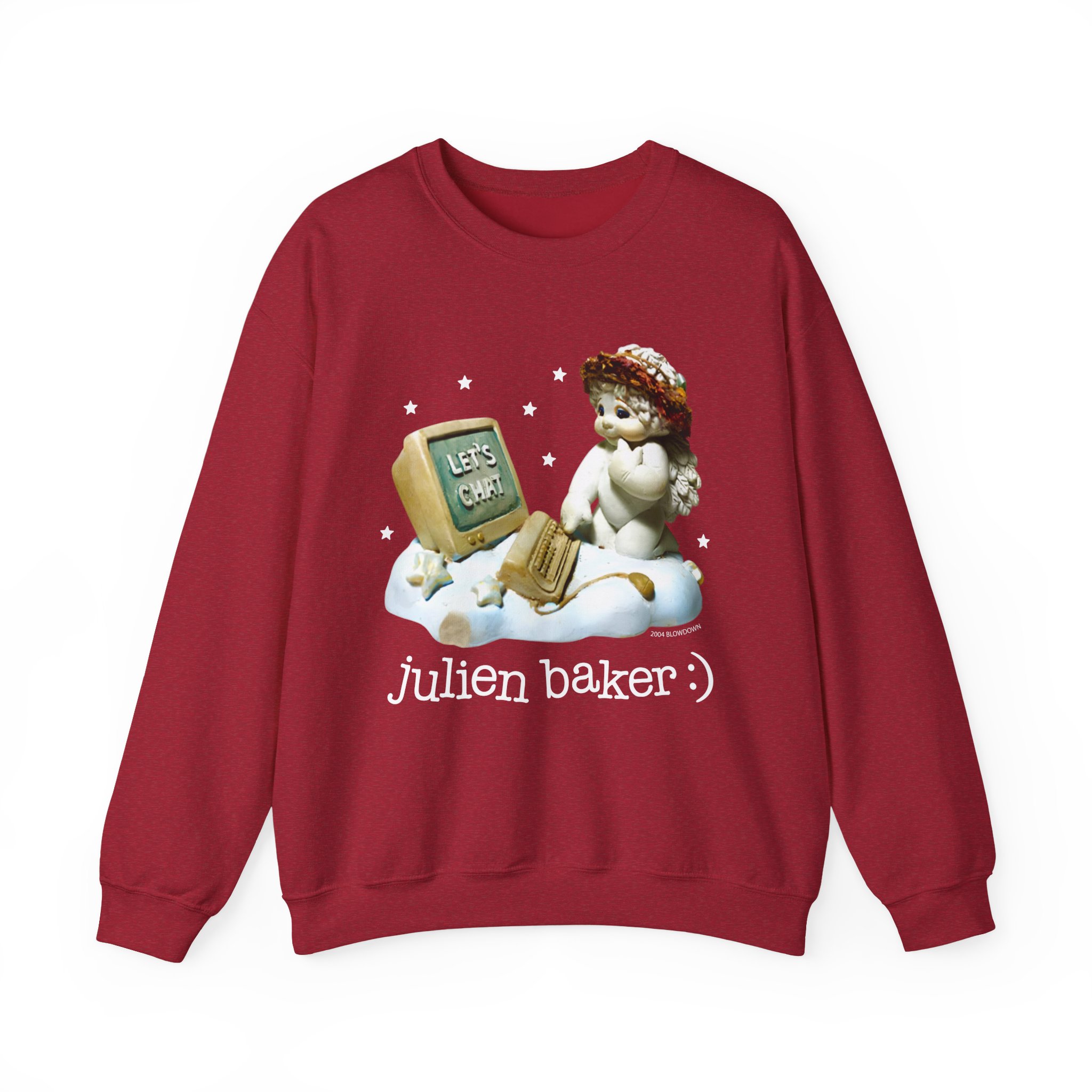 Julien Baker Online Angel Unisex Heavy Blendâ„¢ Crewneck Sweatshirt