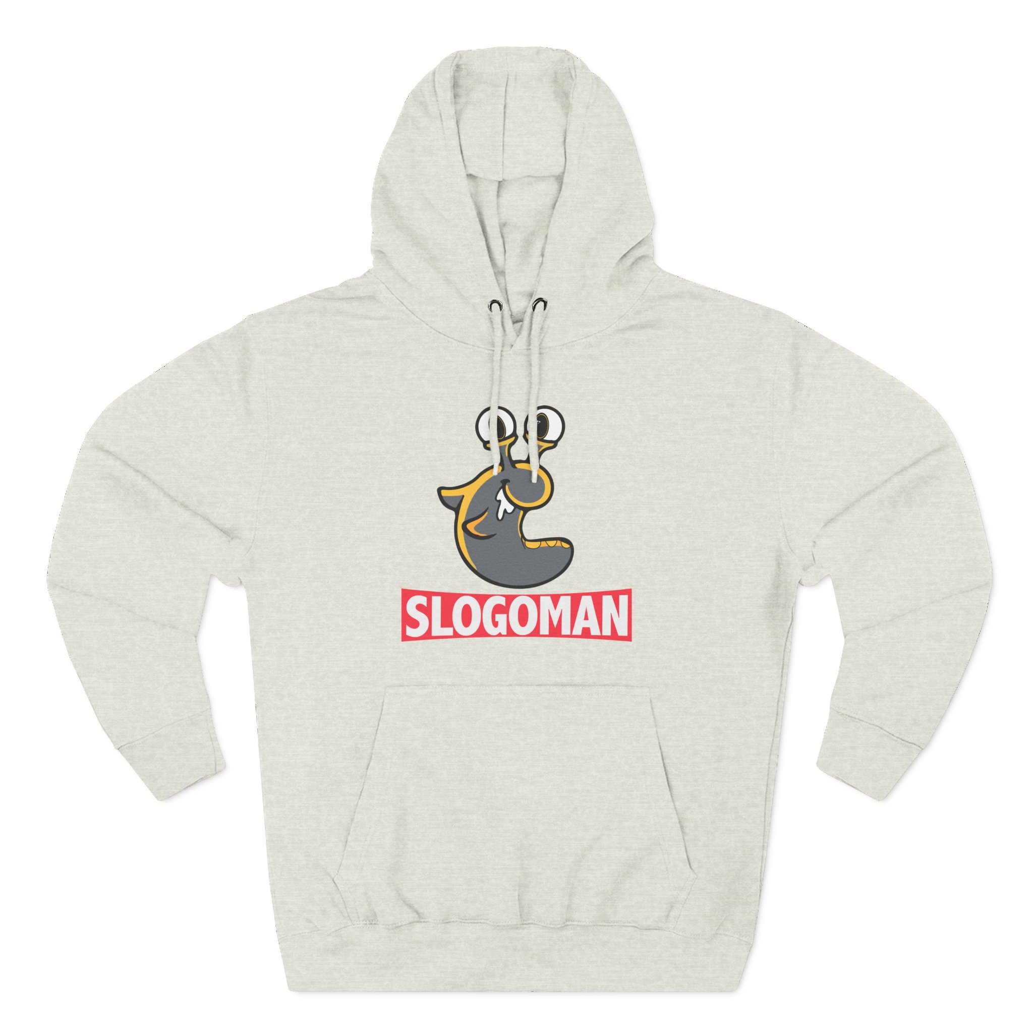 Slogoman Three-Panel Fleece Hoodie