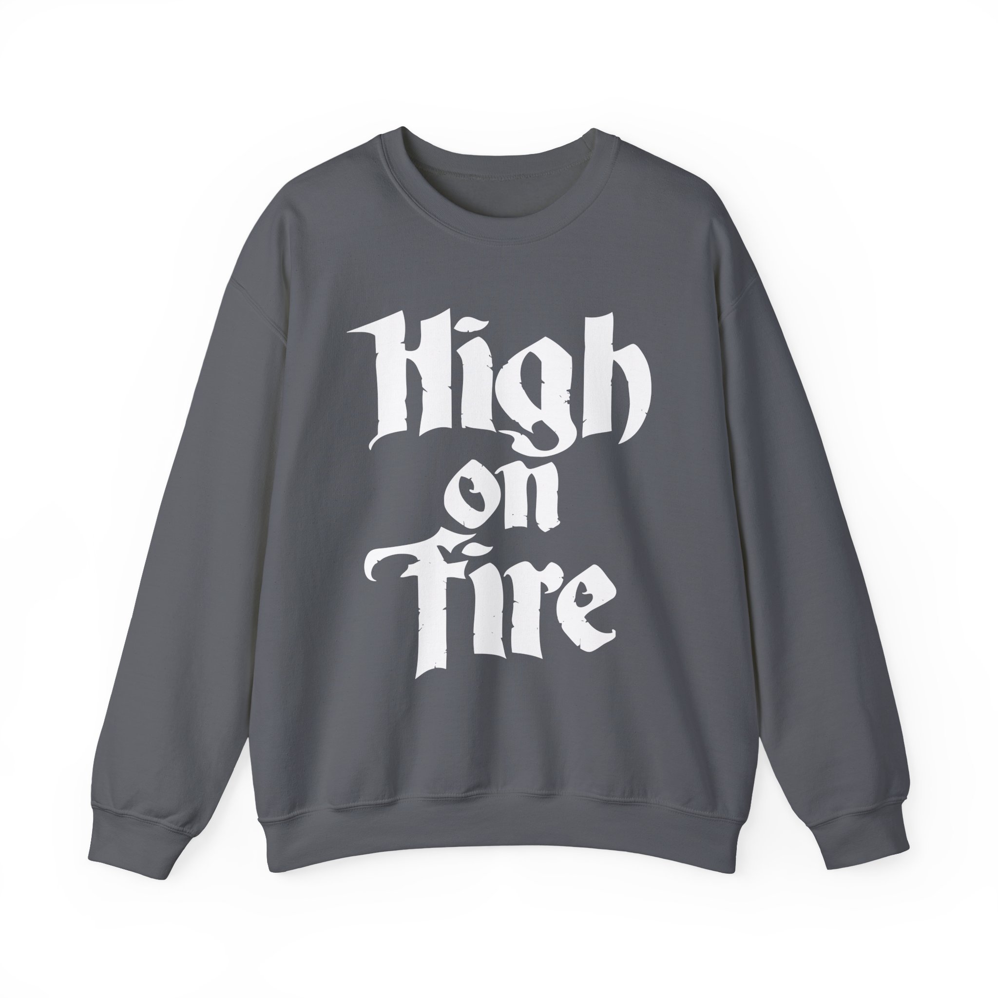 High on Fire Logo Unisex Heavy Blendâ„¢ Crewneck Sweatshirt