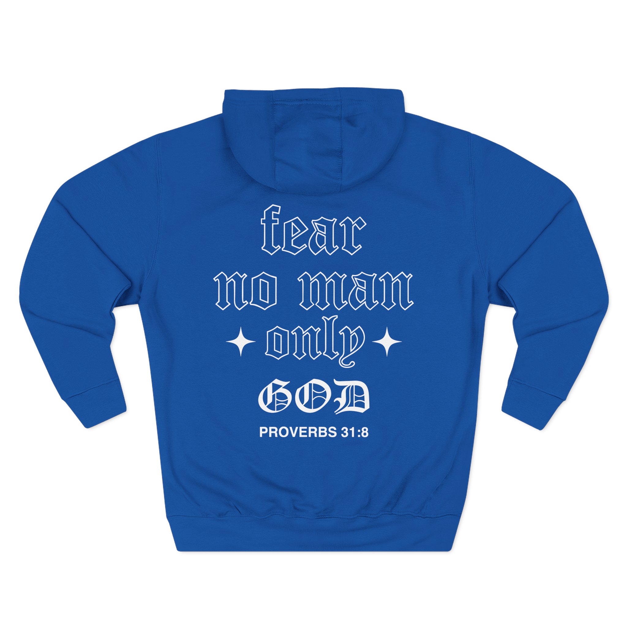 Ryan Garcia Fear No Man Only God Three-Panel Fleece Hoodie
