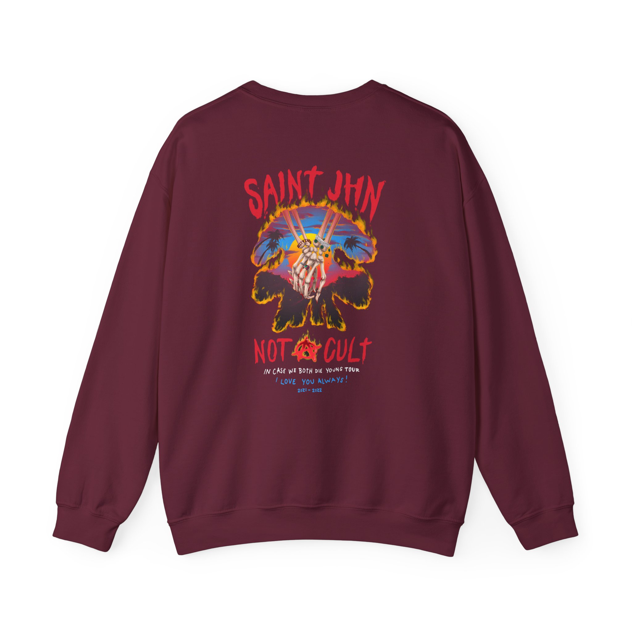 Saint Jhn Horse Stampede Unisex Heavy Blendâ„¢ Crewneck Sweatshirt