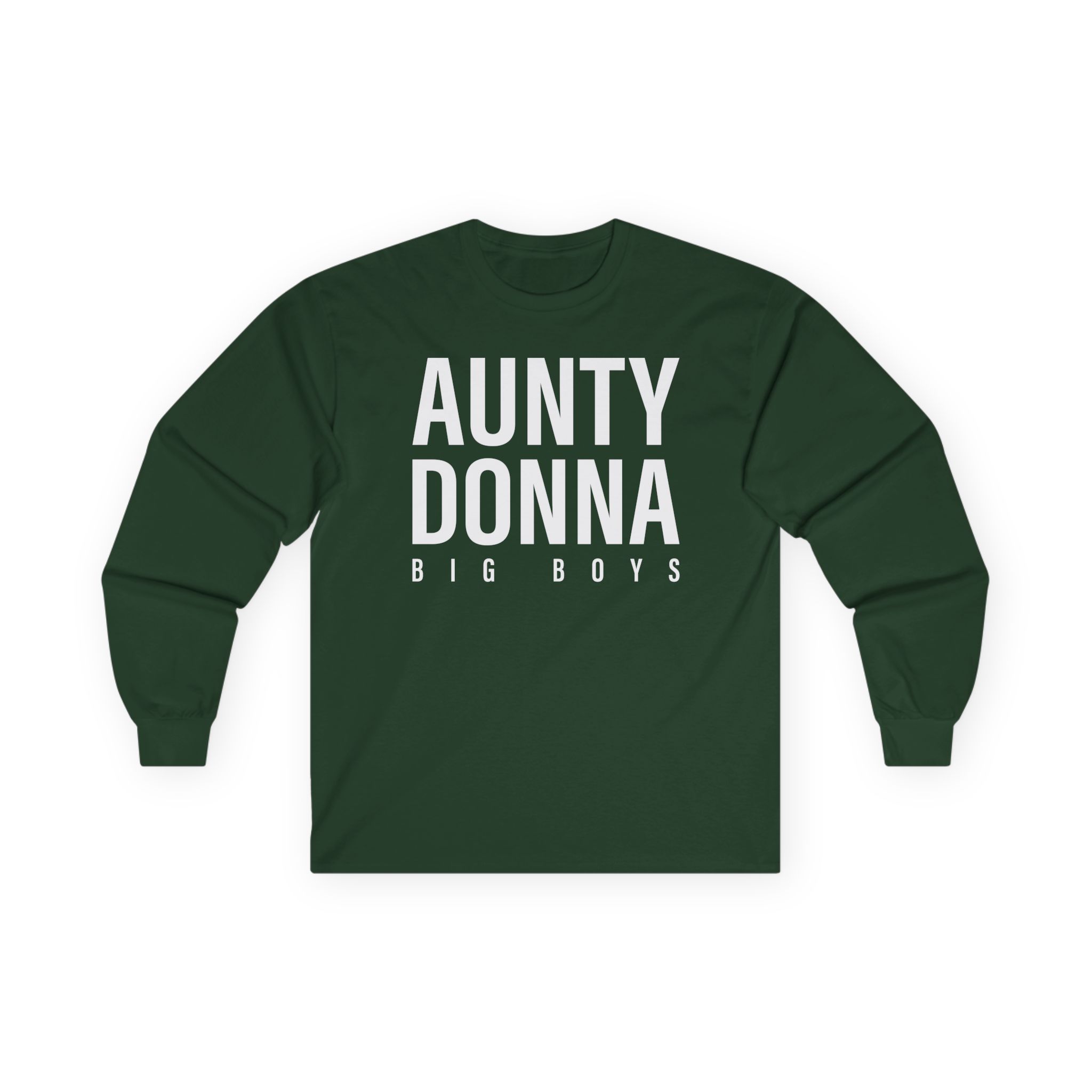 Aunty Donna Big Boys Unisex Ultra Cotton Long Sleeve Tee