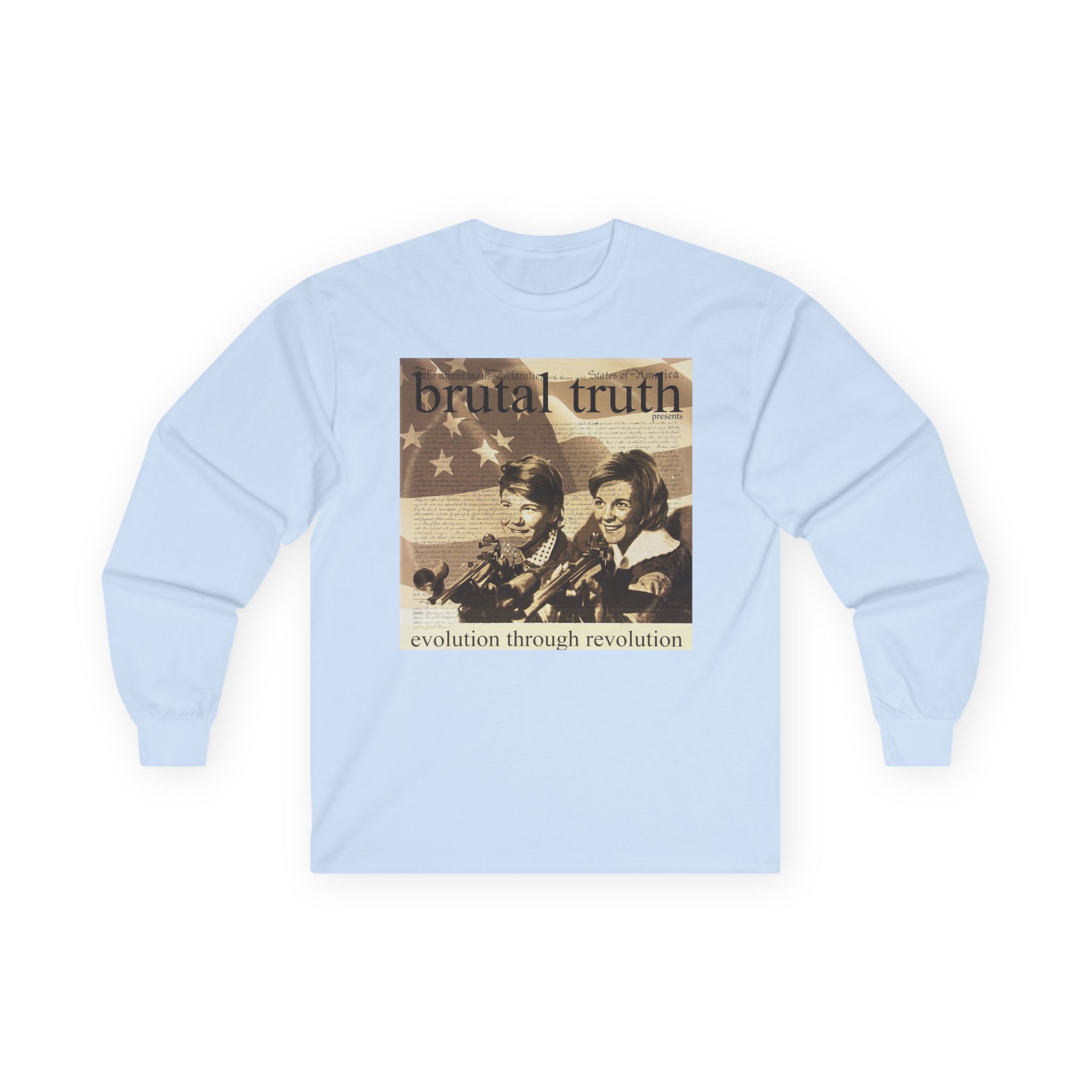 Brutal Truth Evolution Through Revolution Unisex Ultra Cotton Long Sleeve Tee