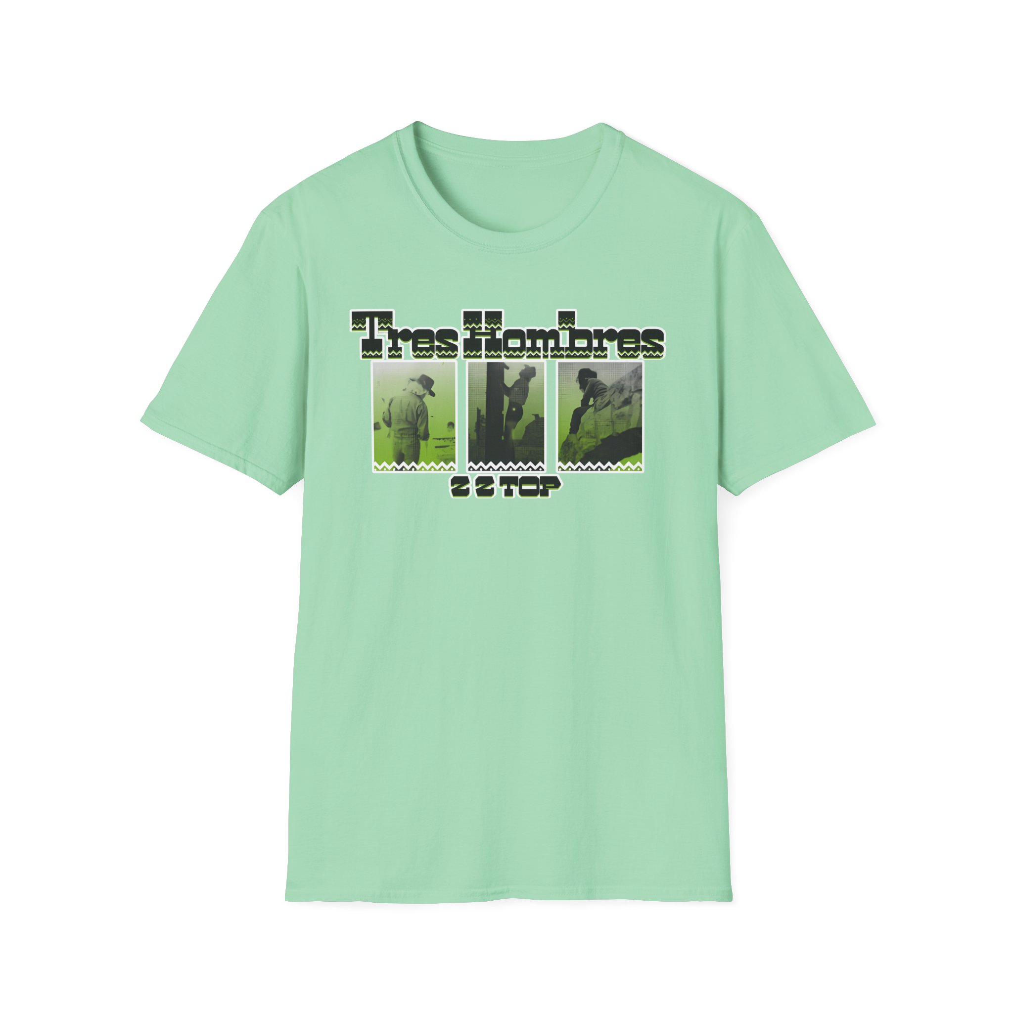 ZZ Top 3 Hombres Unisex Softstyle T-Shirt
