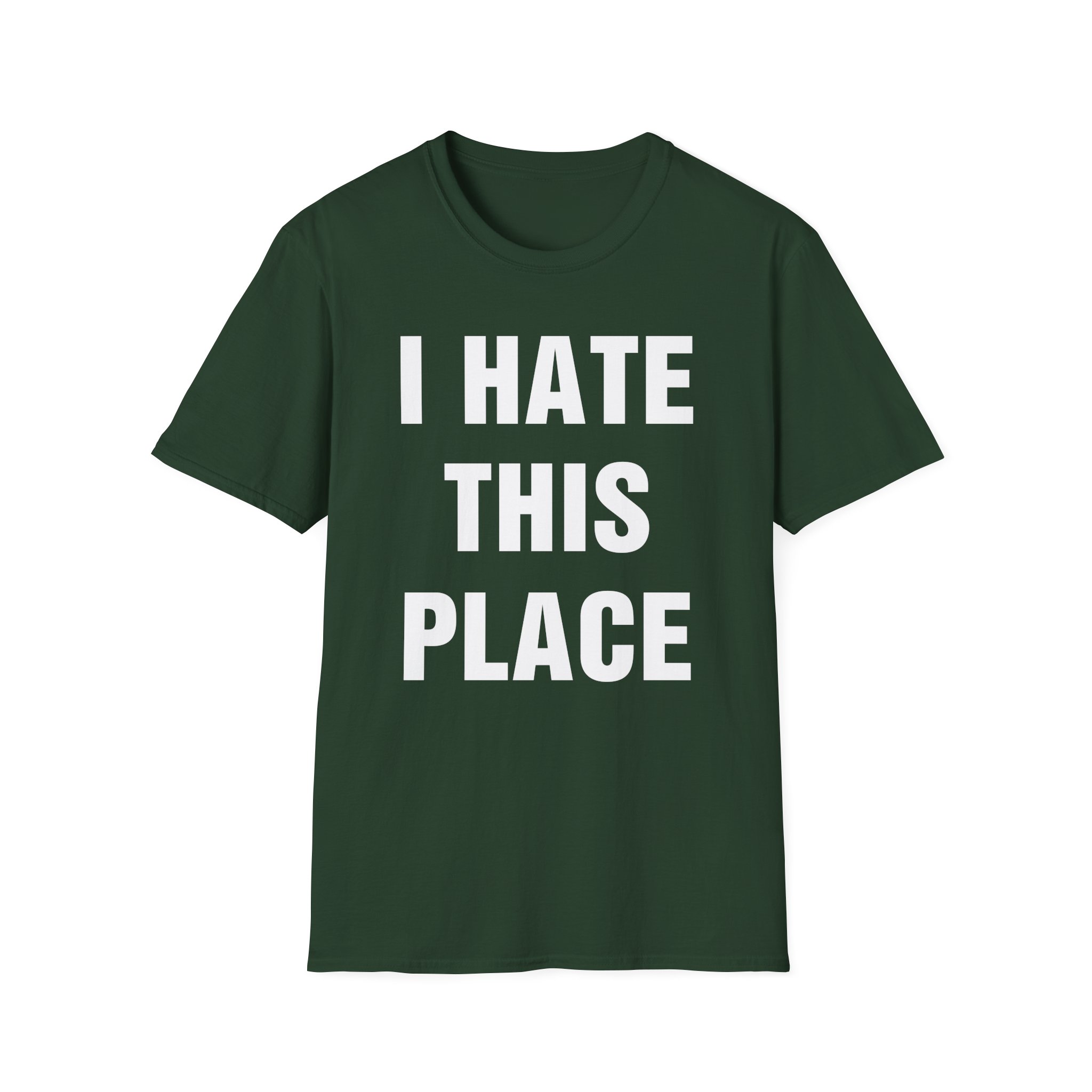 Hot Water Music I Hate This Place Unisex Softstyle T-Shirt