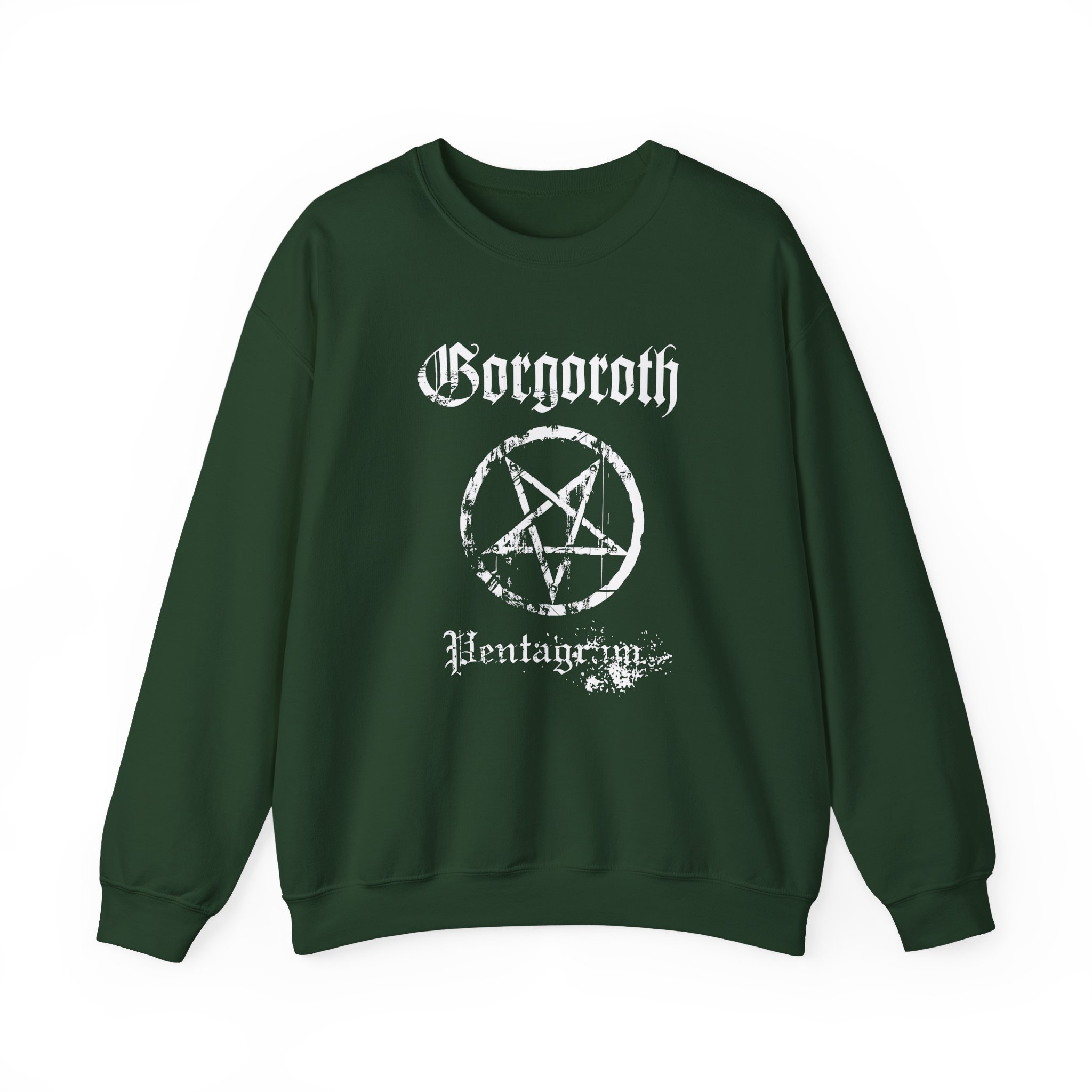 Gorgoroth Pentagram Unisex Heavy Blendâ„¢ Crewneck Sweatshirt