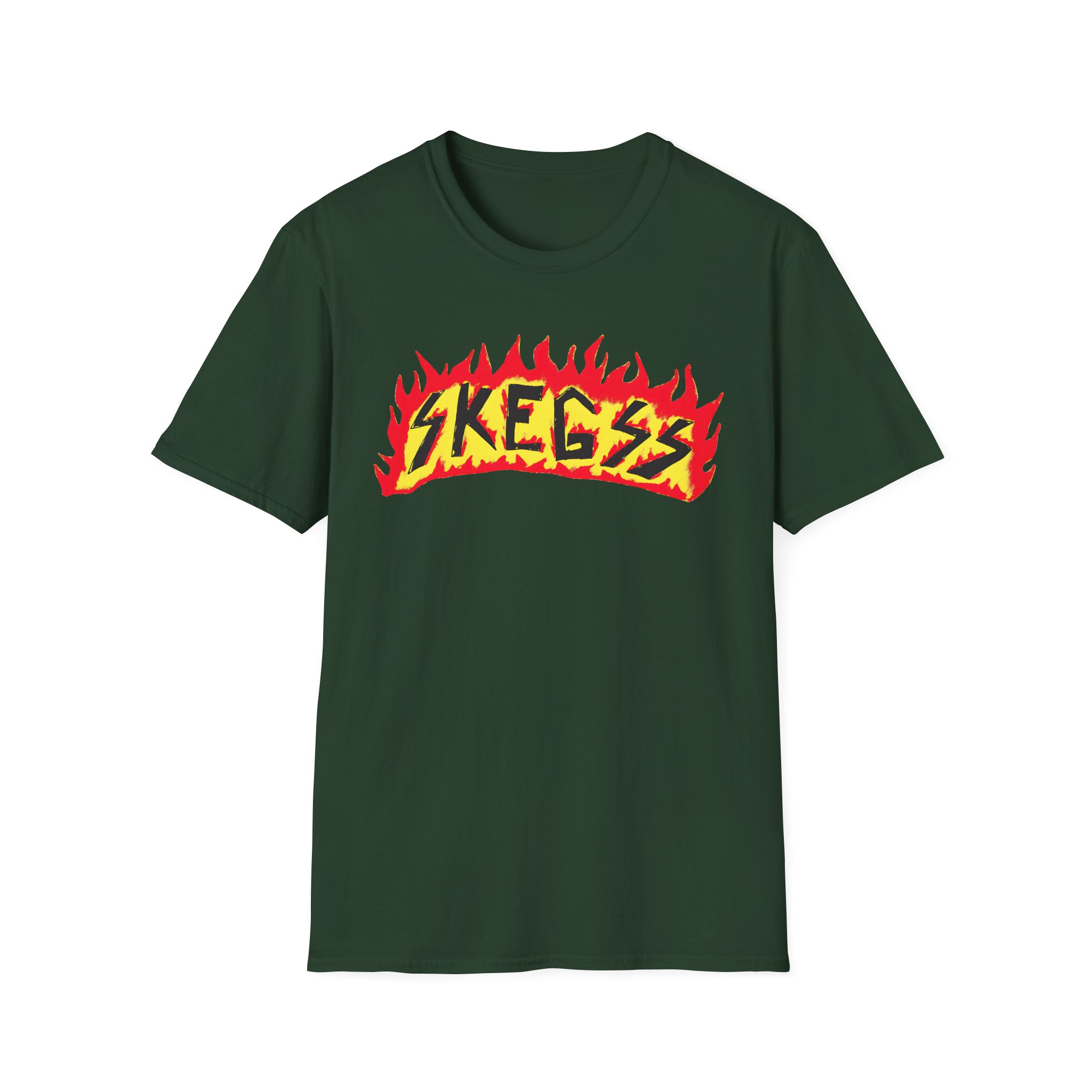 Skegss Flame Logo Unisex Softstyle T-Shirt