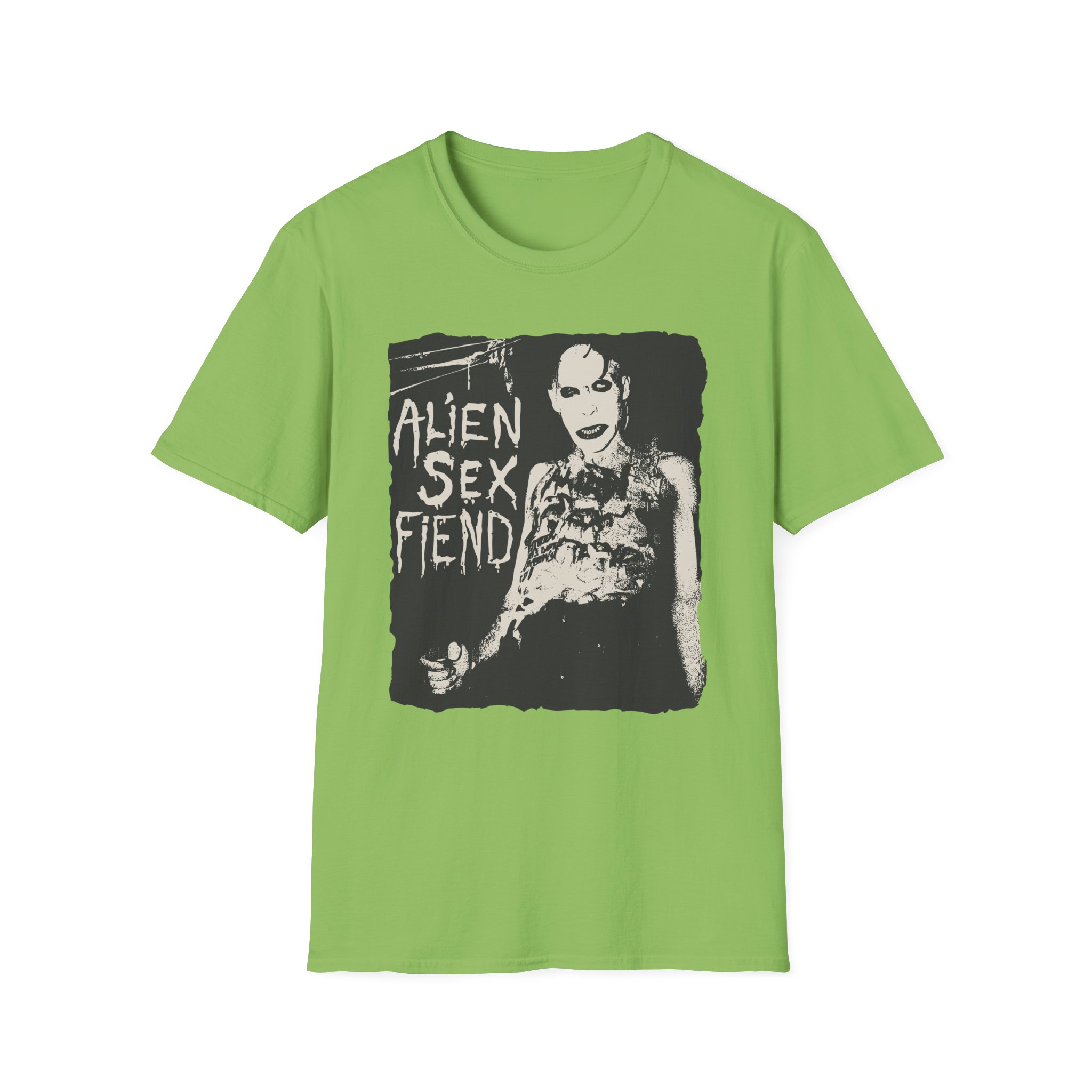 Alien Sex Fiend Nik Fiend Unisex Softstyle T-Shirt