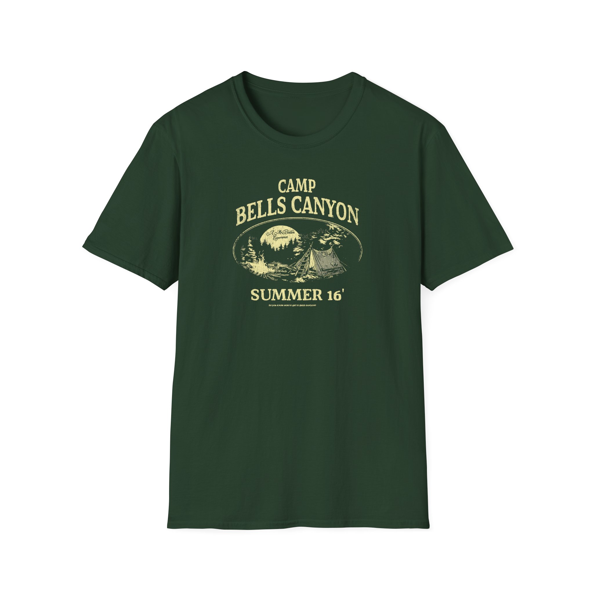 Mrballen Bells Canyon Distressed Unisex Softstyle T-Shirt